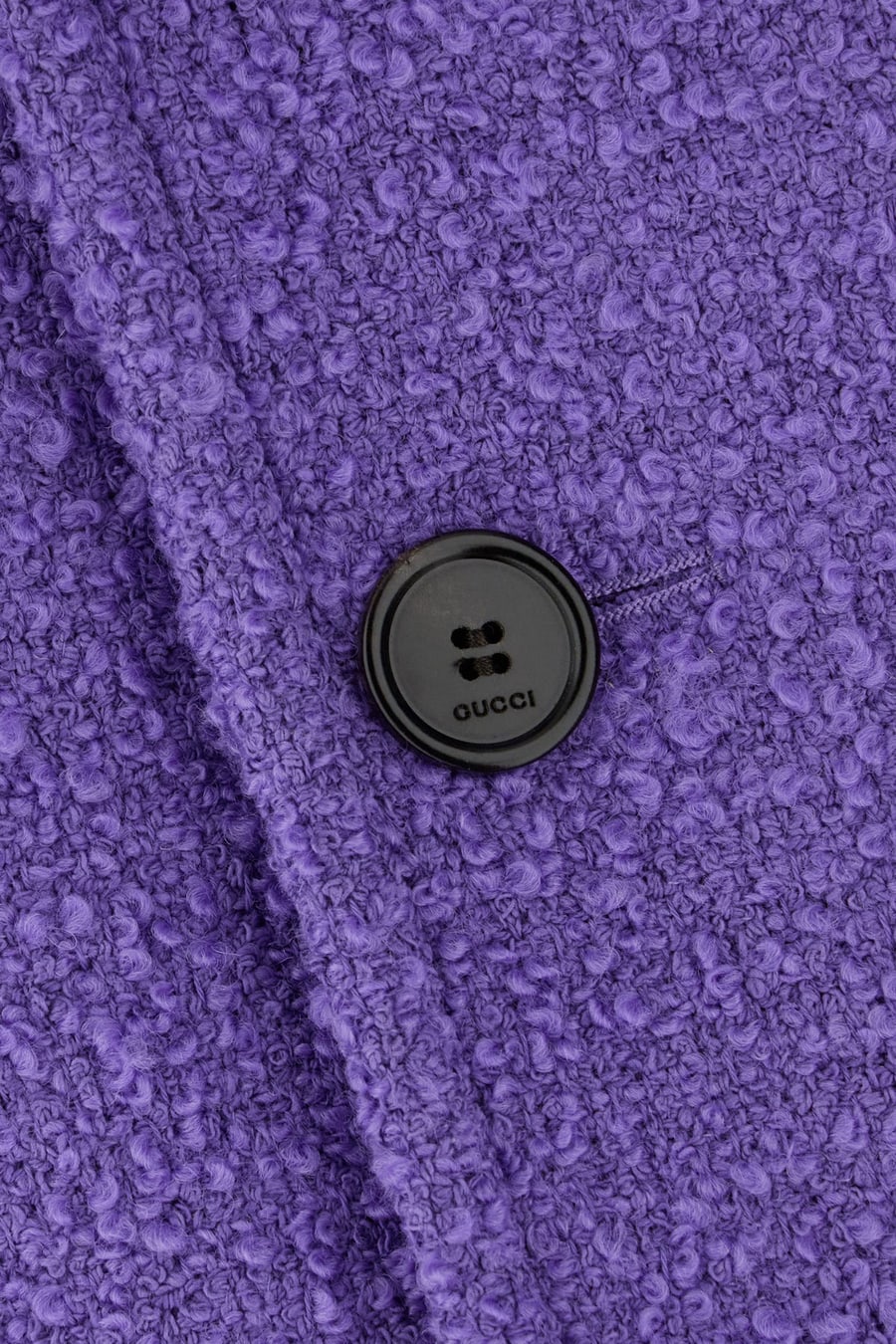 Gucci Giacca in misto cotone viola, view 3