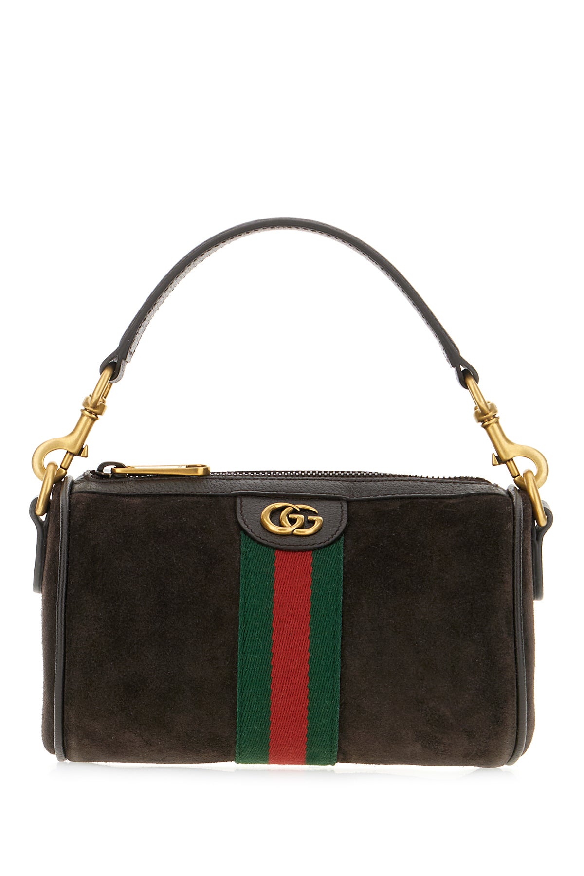 Gucci Borsa a mano in pelle scamosciata testa di moro