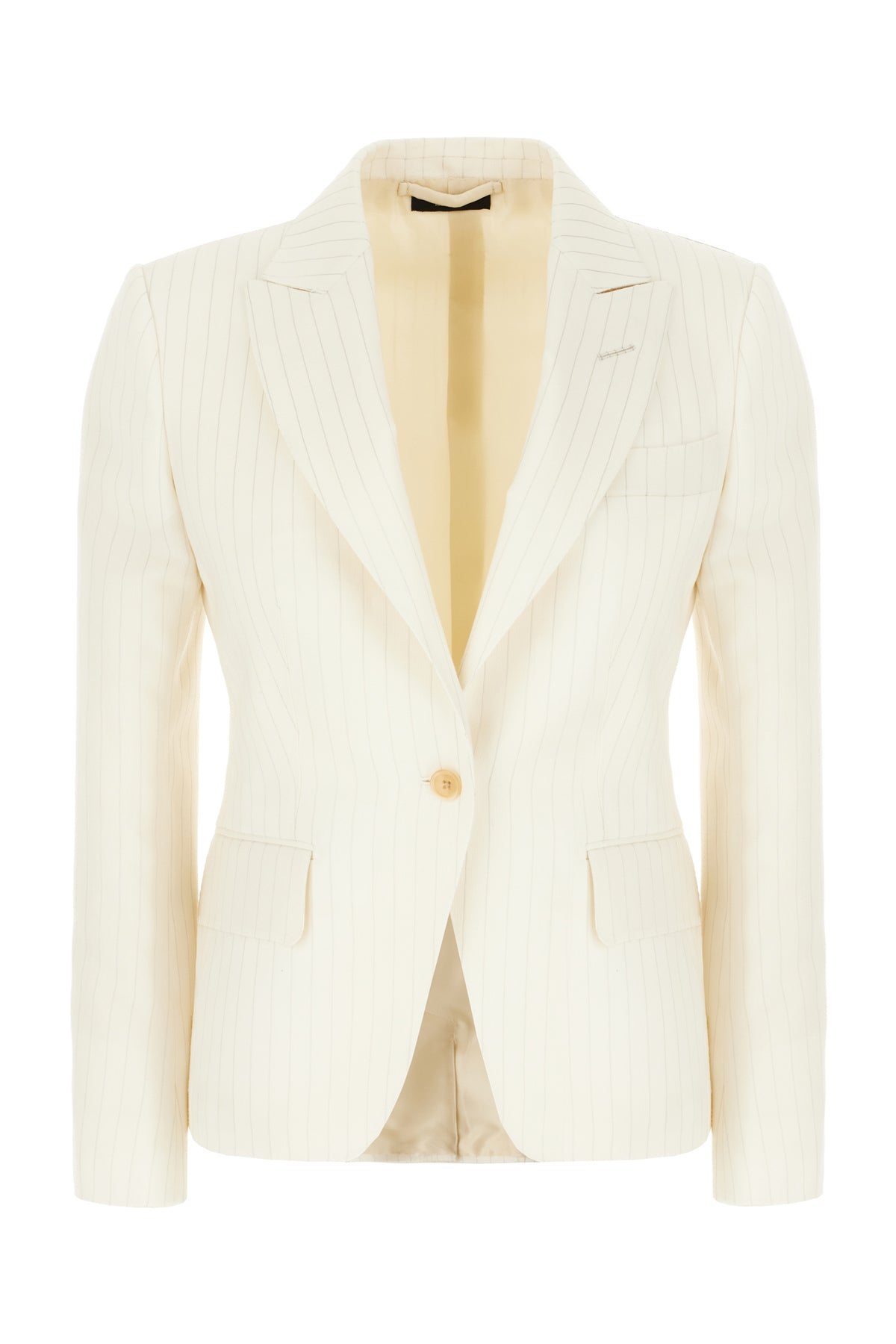Tom Ford Giacca in misto lana ricamata