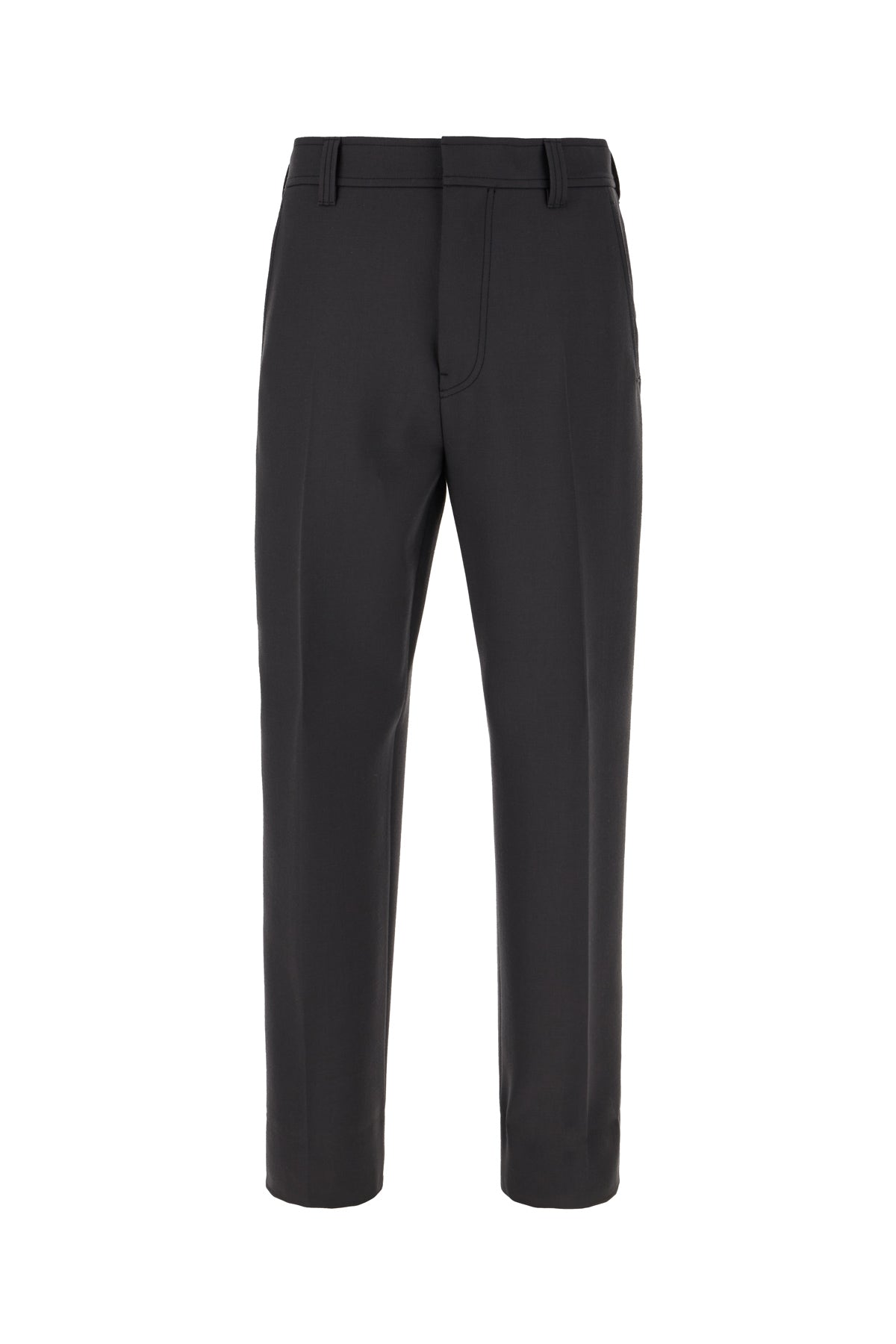 ZEGNA Pantalone in lana antracite