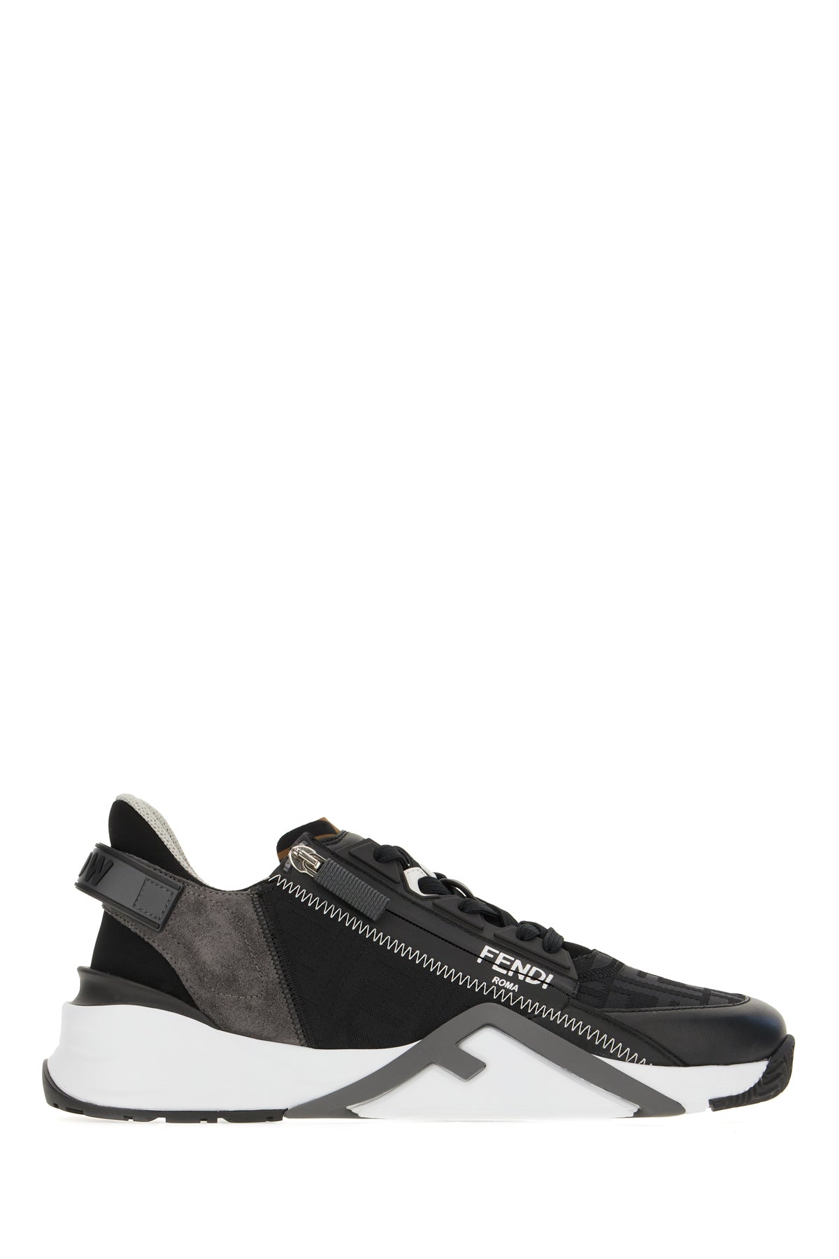 Fendi Sneakers Flow multicolor in pelle e tessuto