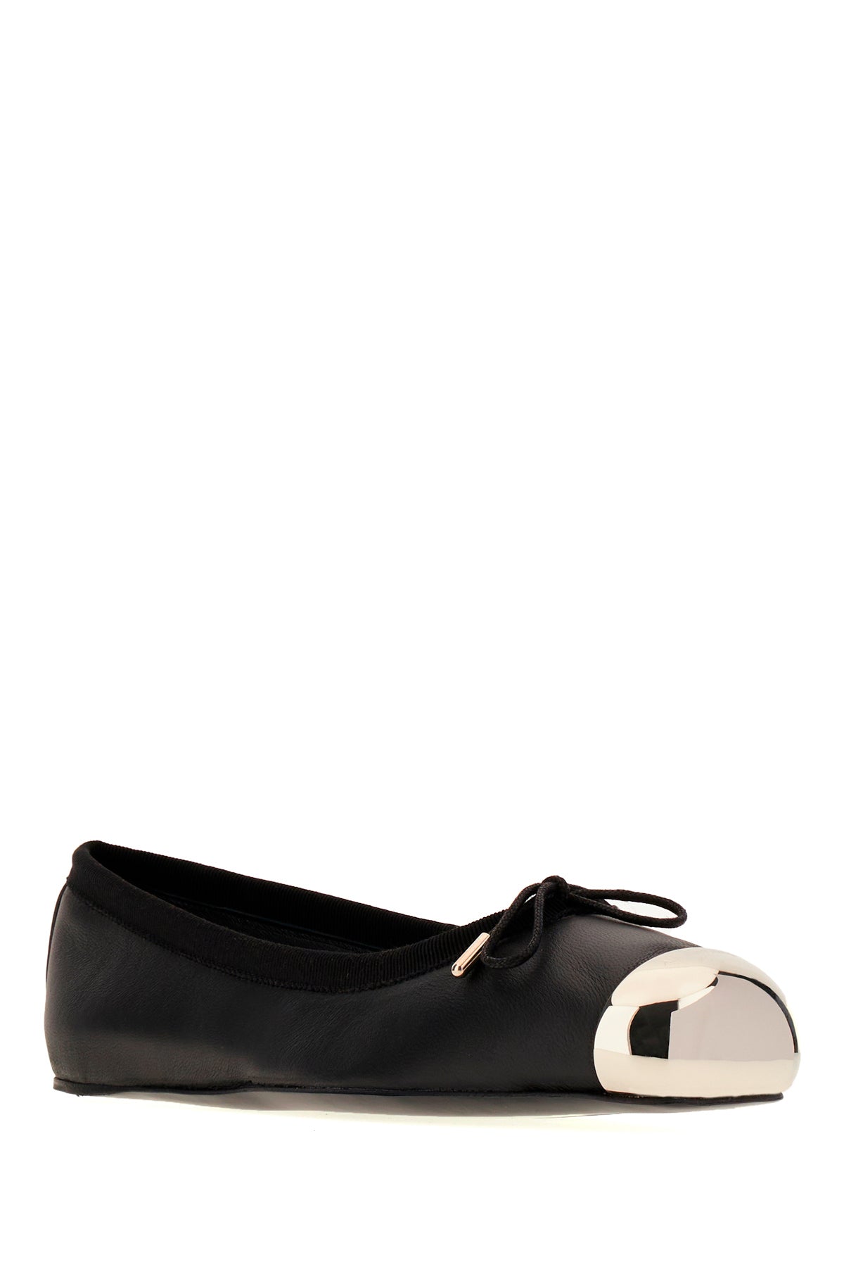Alexander McQueen Ballerine in pelle nera, view 2