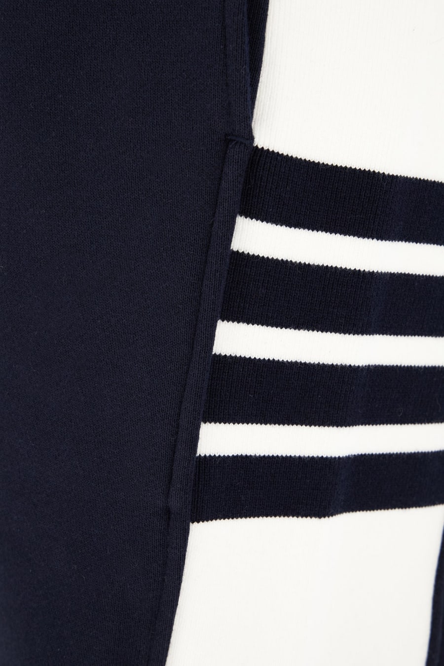 Thom Browne Pantalone jogging in cotone multicolor, view 3