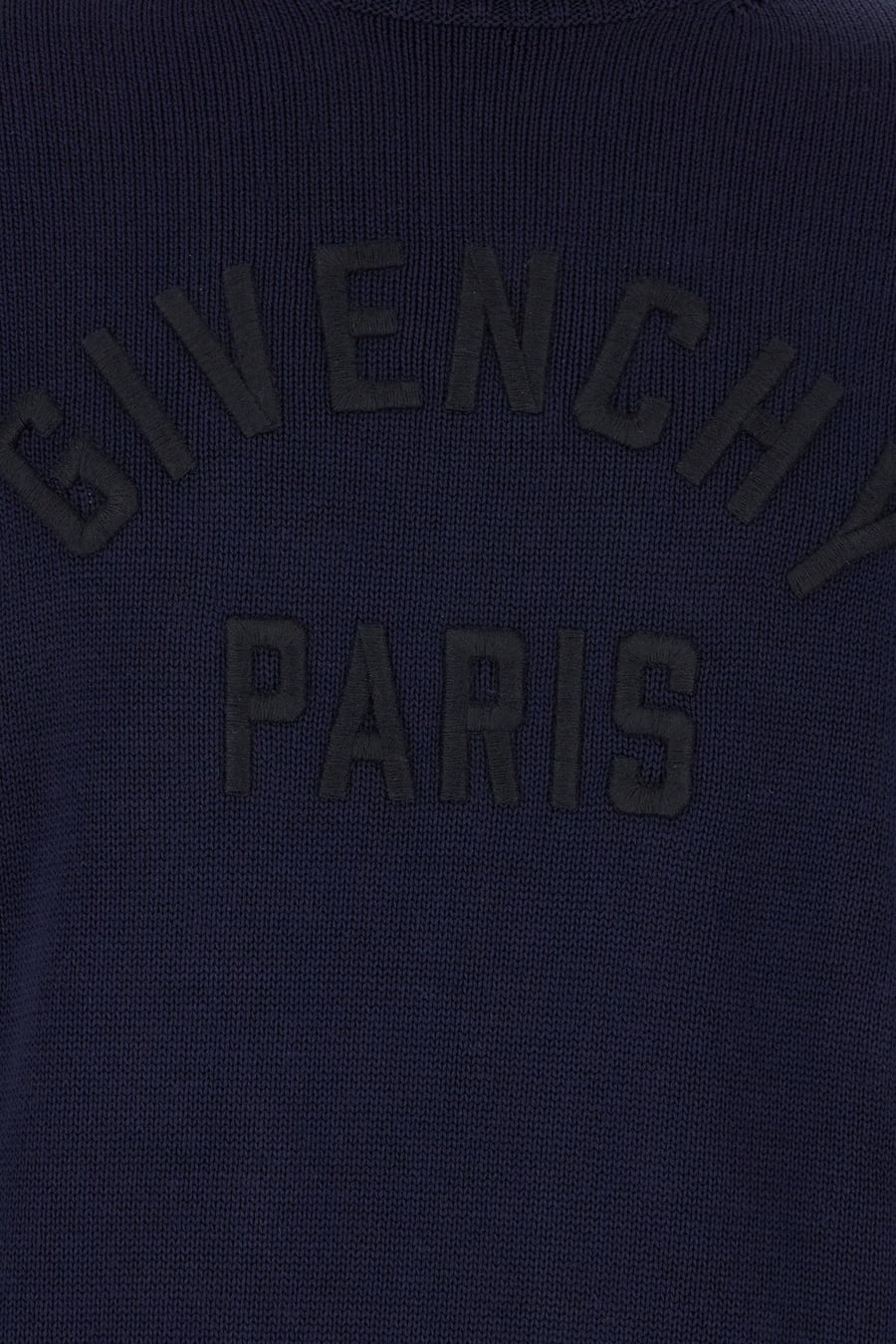 Givenchy Maglione in cotone blu navy, view 3