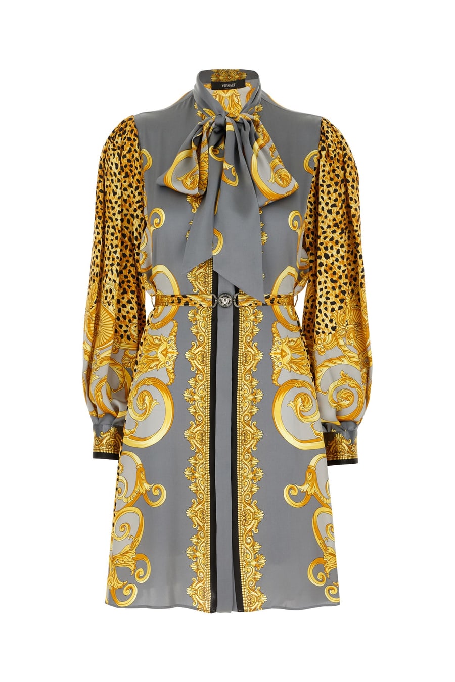 Versace Abito in seta stampata