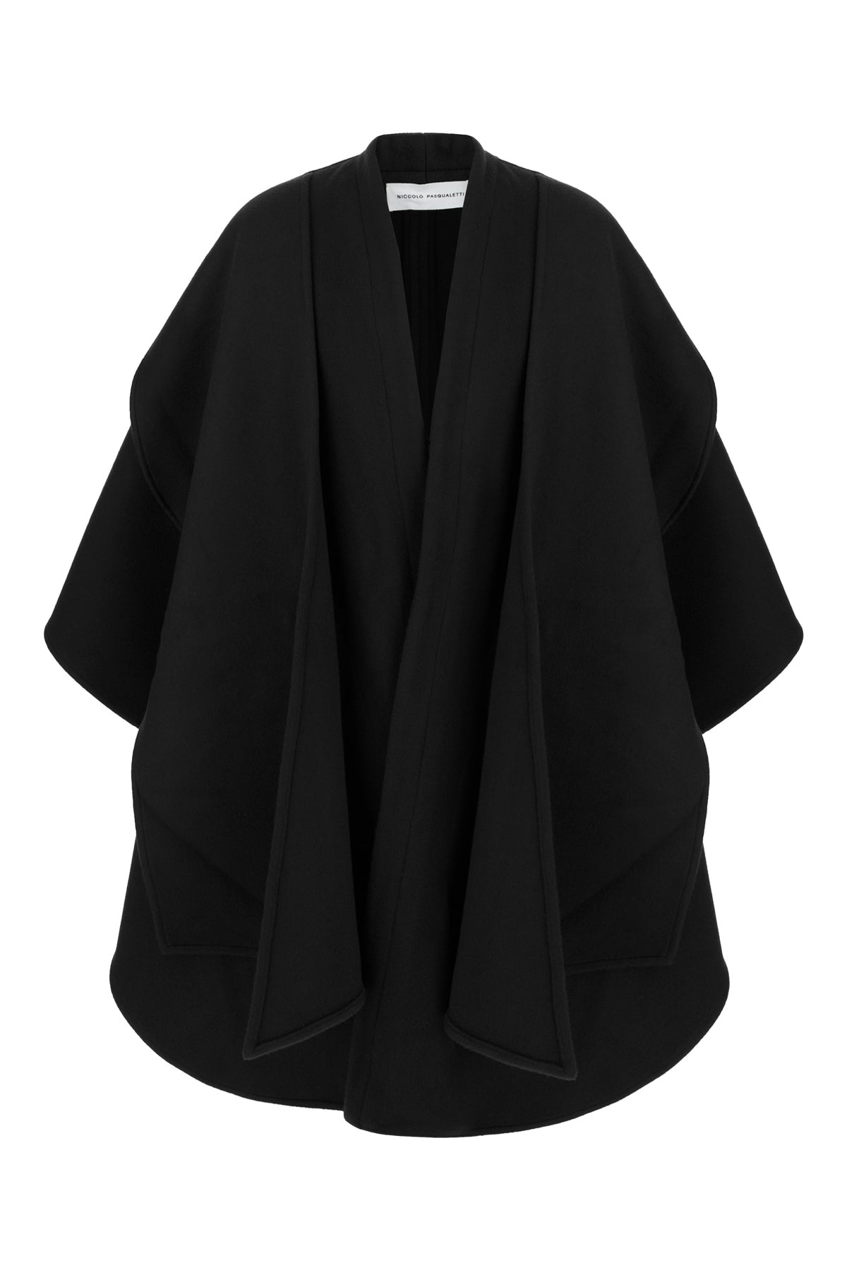 NICCOLO PASQUALETTI Cappotto in misto lana nera