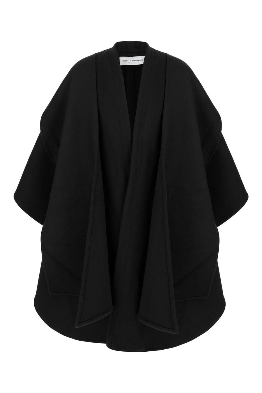 NICCOLO PASQUALETTI Cappotto in misto lana nera