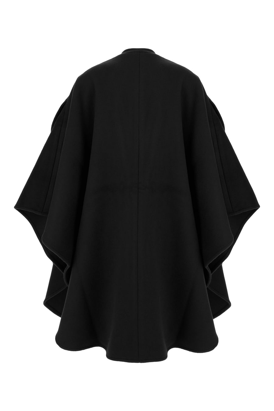 NICCOLO PASQUALETTI Cappotto in misto lana nera, view 2