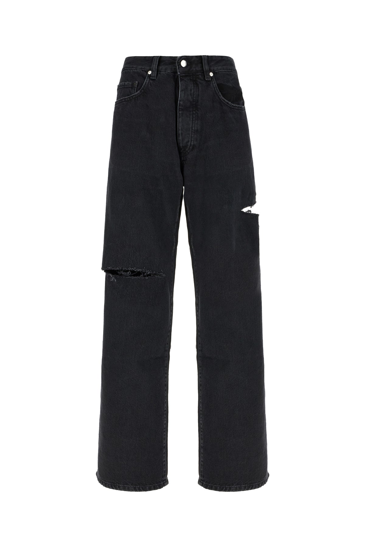 ICON DENIM Jeans Scott in denim nero