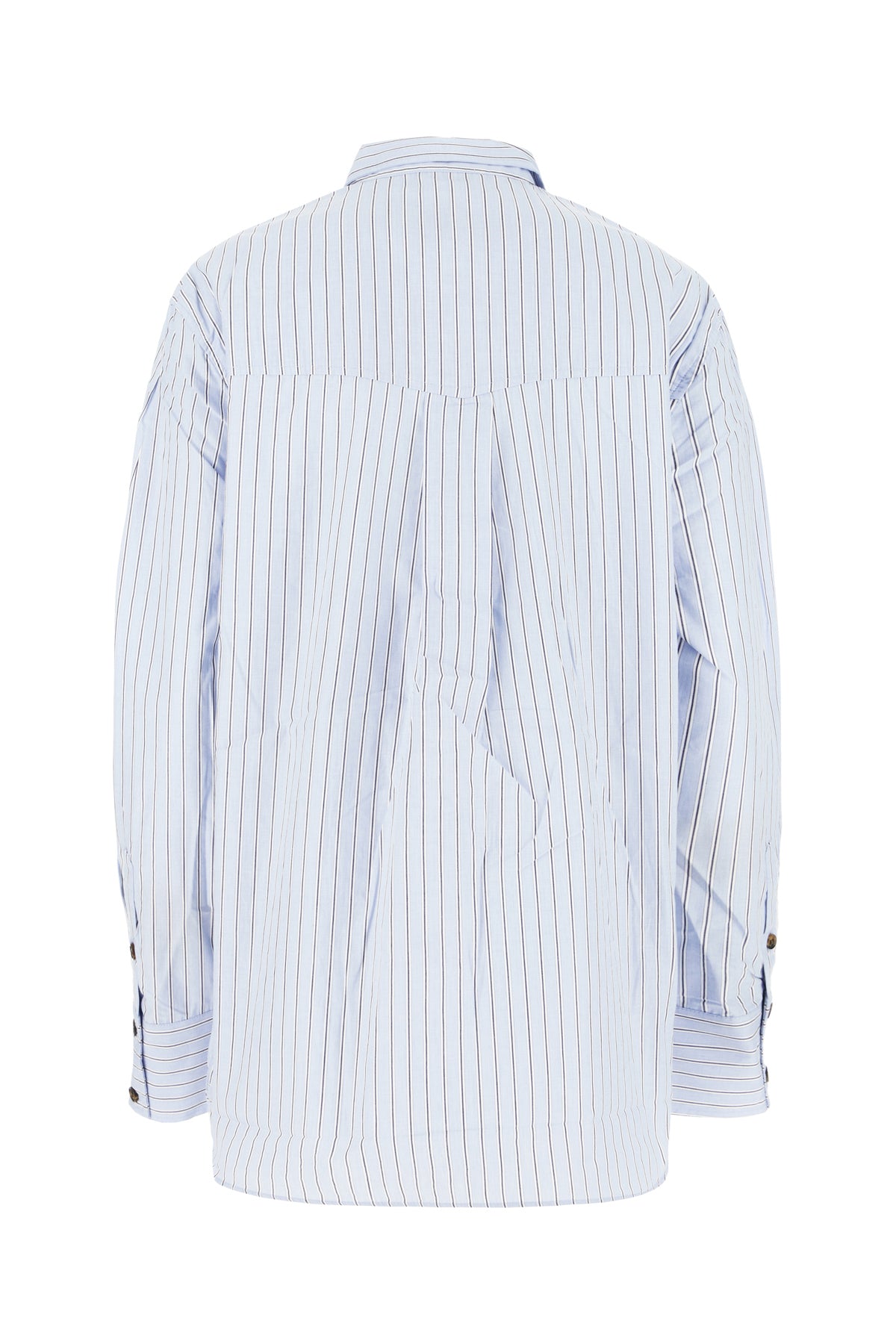 Ganni Camicia in popeline stampato, view 2