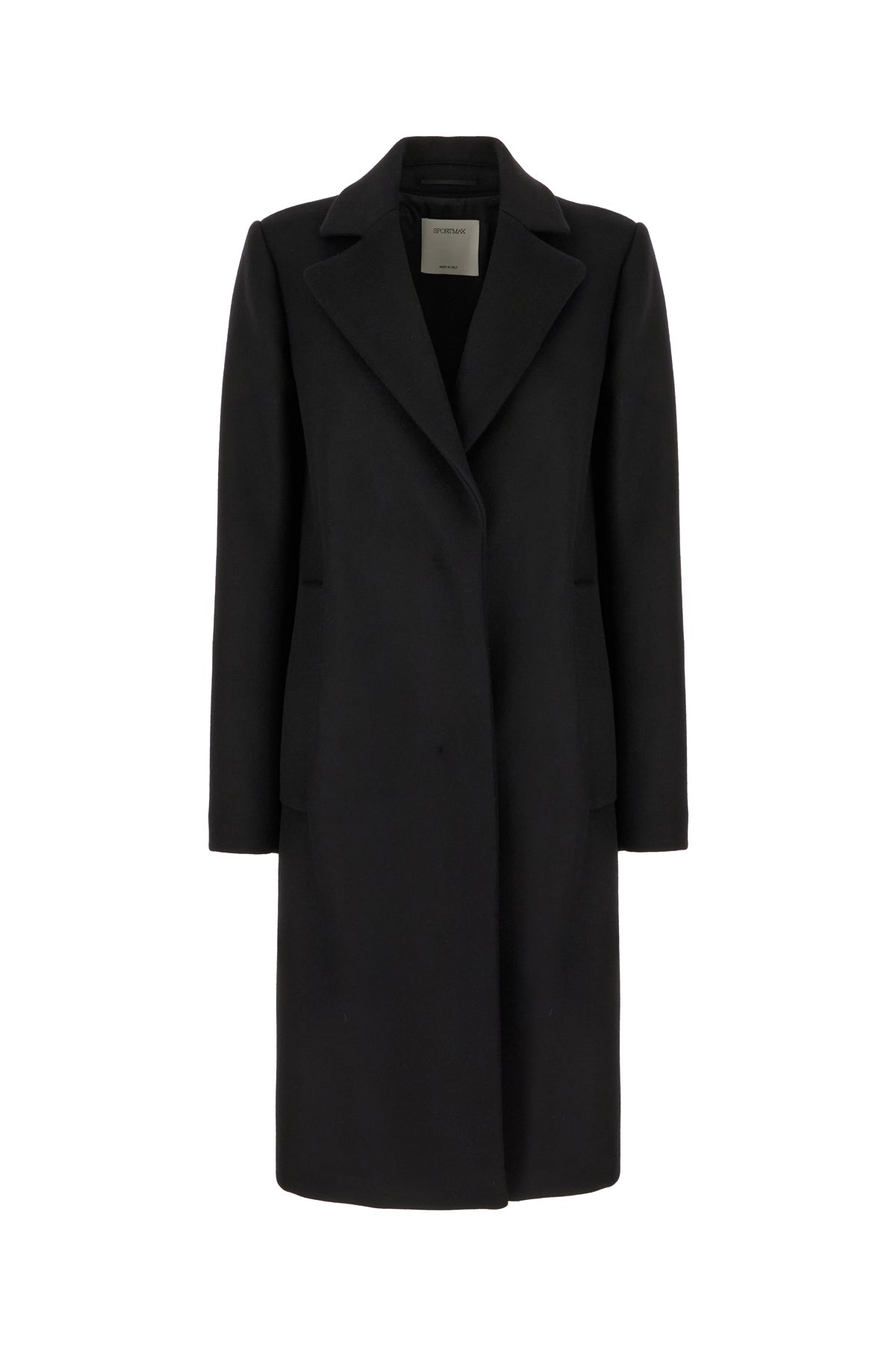 Sportmax Cappotto in lana nera
