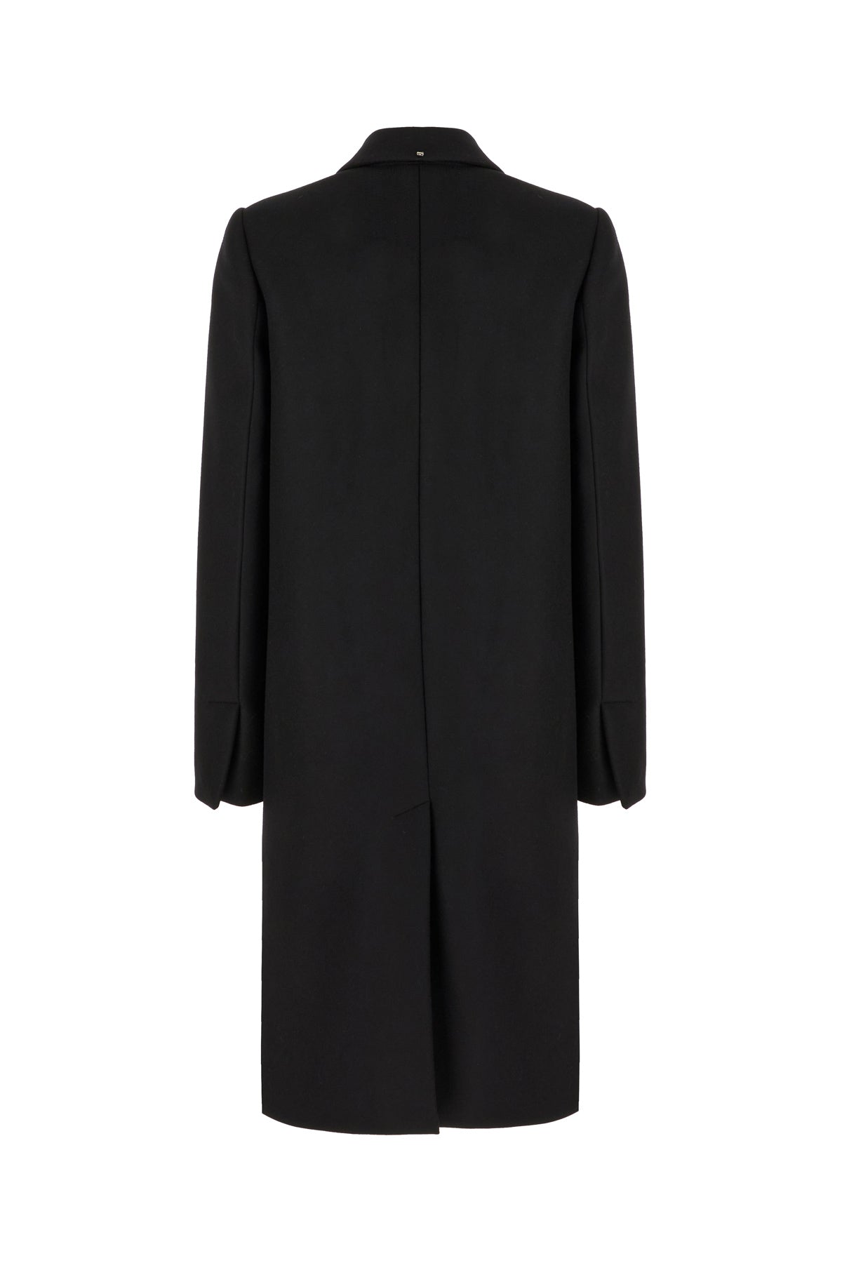 Sportmax Cappotto in lana nera, view 2