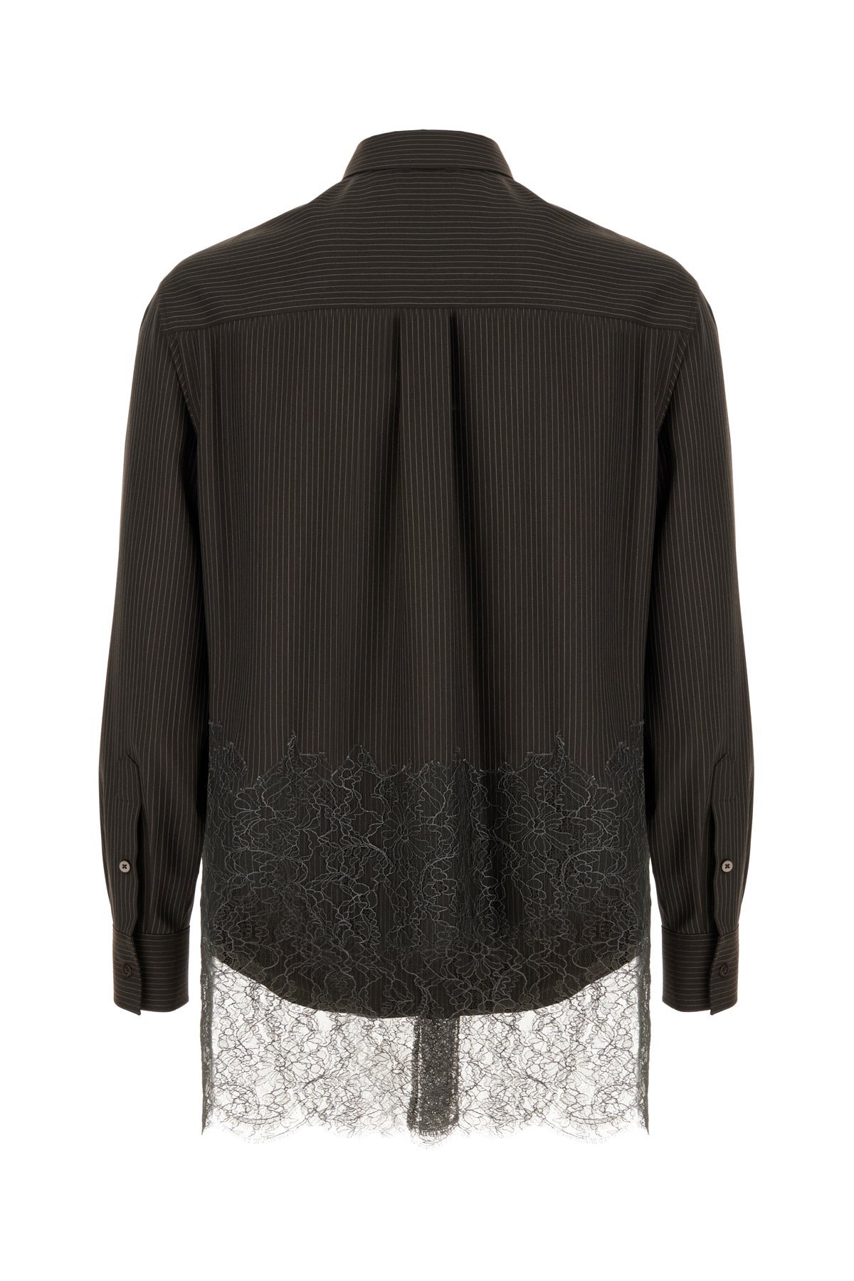 Fendi Camicia in lana ricamata, view 2