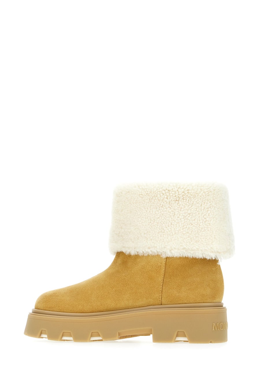 Moncler Stivaletti Aurea in montone beige, view 3