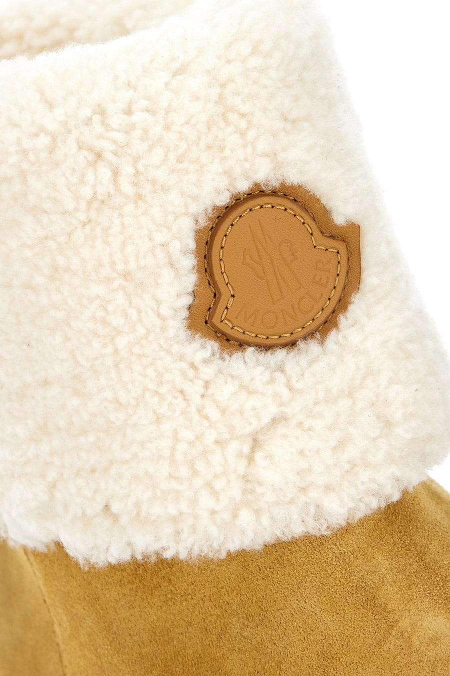 Moncler Stivaletti Aurea in montone beige, view 4