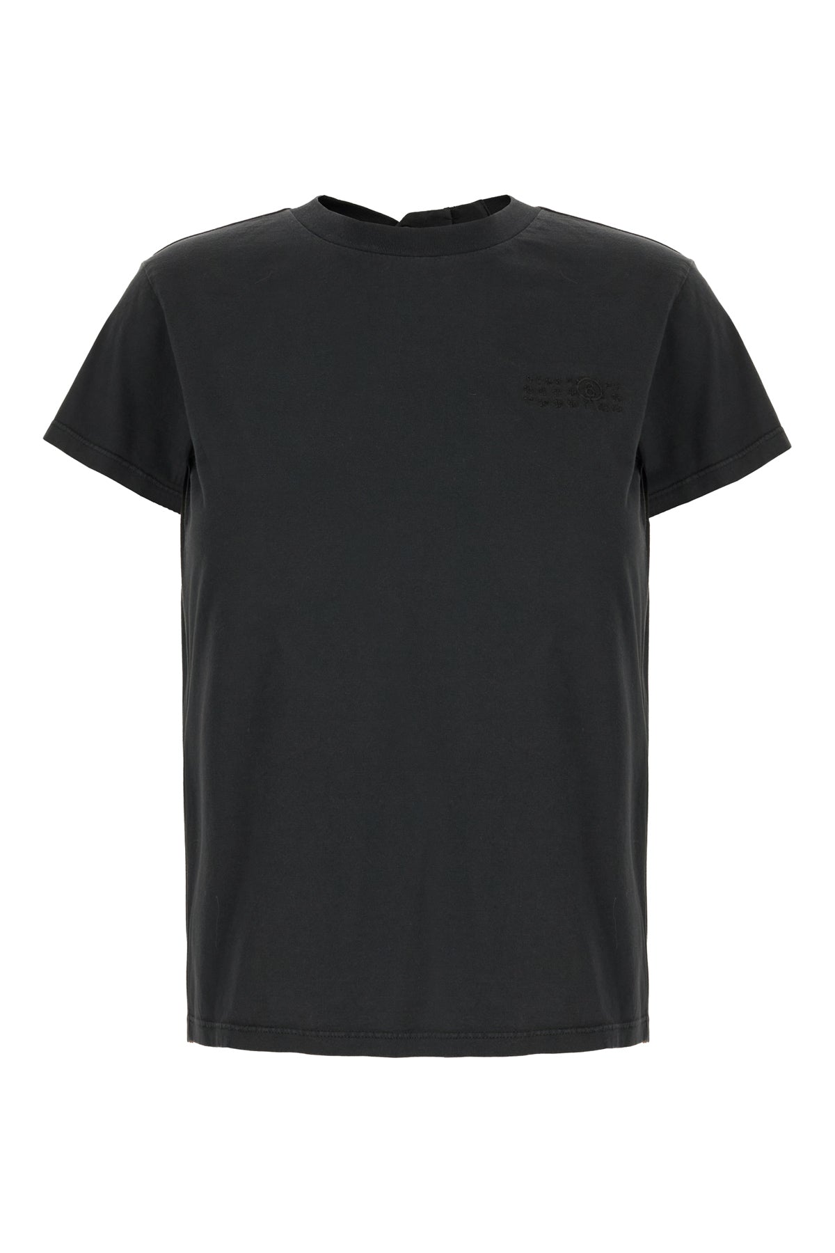 MM6 T-shirt in cotone ardesia