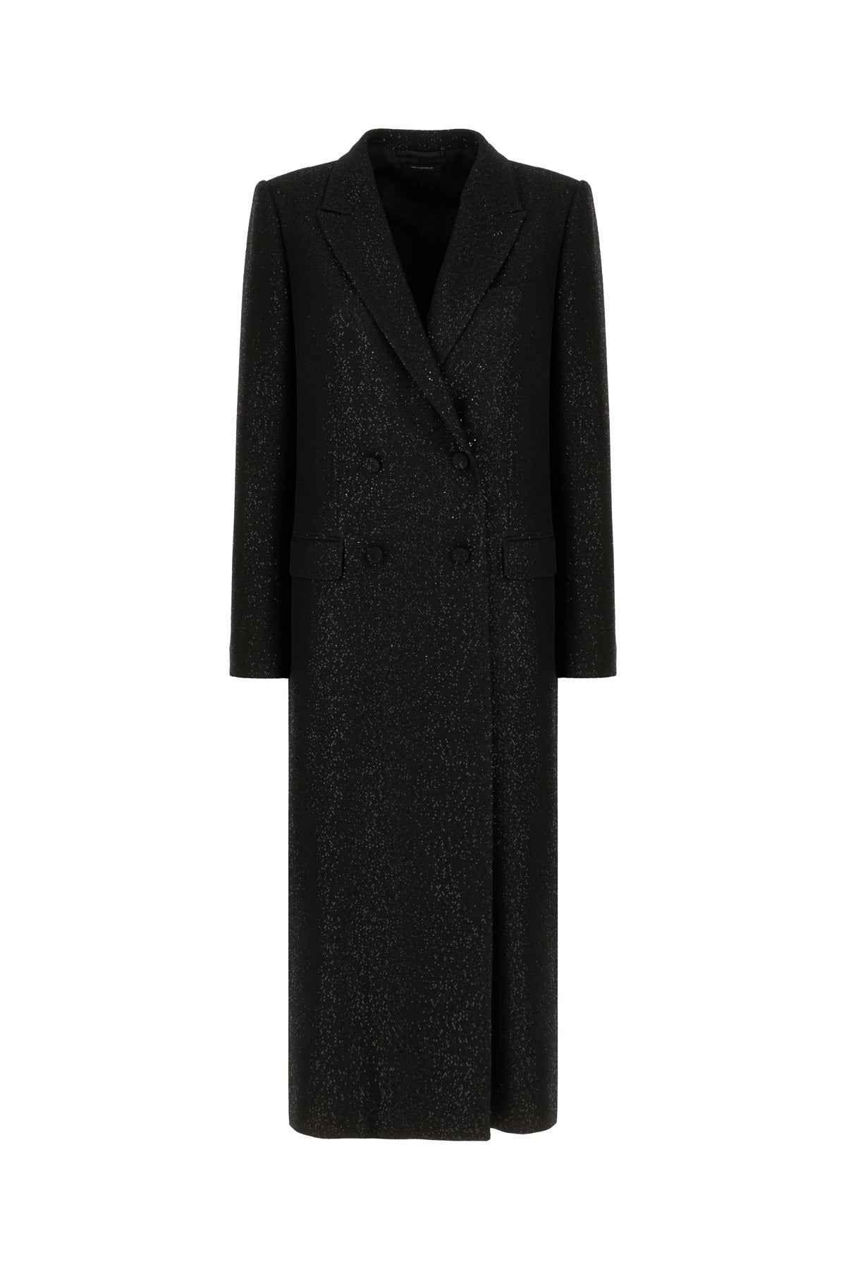 Tom Ford Cappotto in misto lana nera