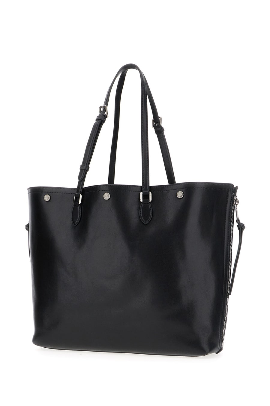 Dolce & Gabbana Borsa shopping in pelle nera, view 2