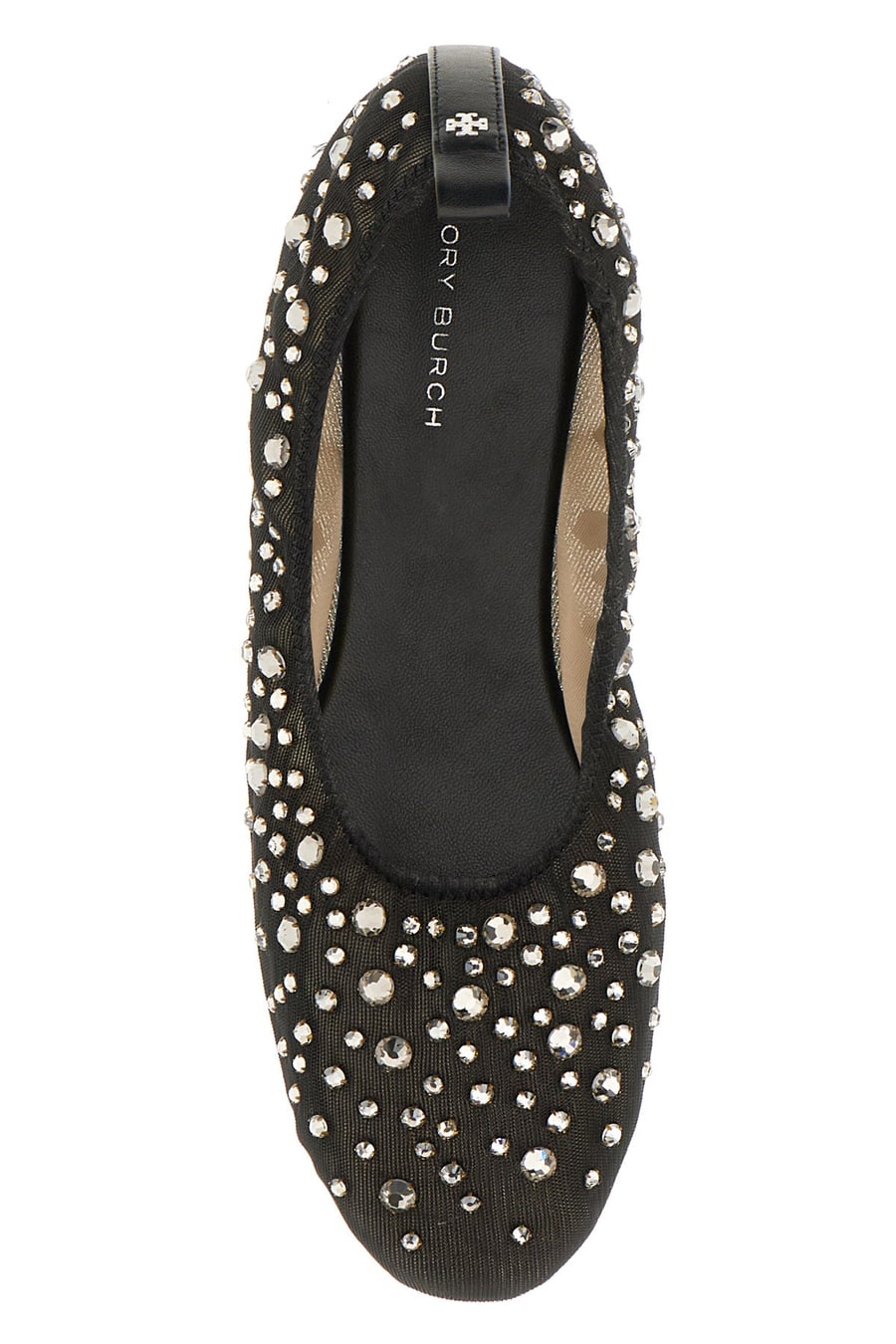 Tory Burch Ballerine in tessuto decorato, view 4