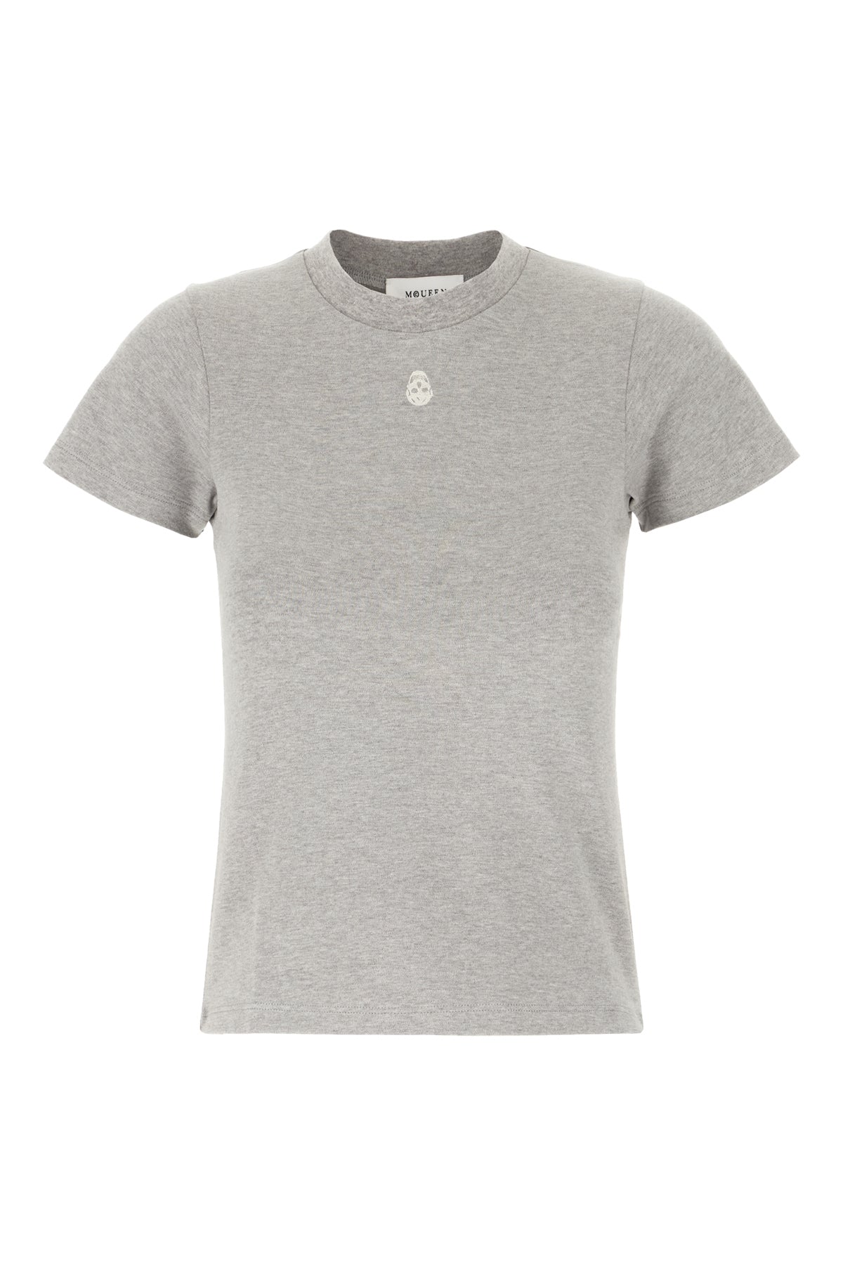 Alexander McQueen T-shirt in cotone grigio