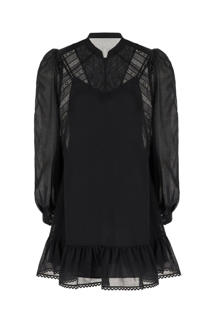 Weekend Max Mara Abito in cotone nero, view 2