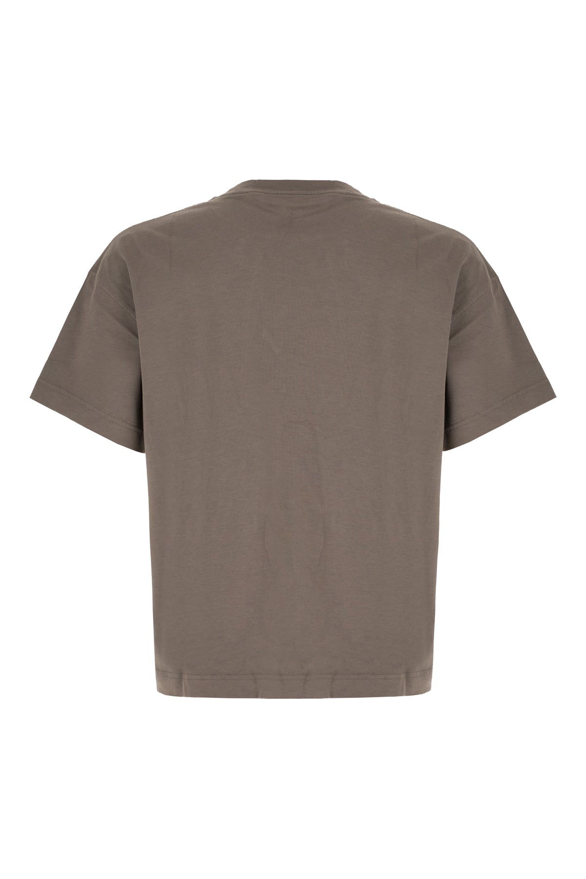 Palm Angels T-shirt in cotone tortora, view 2