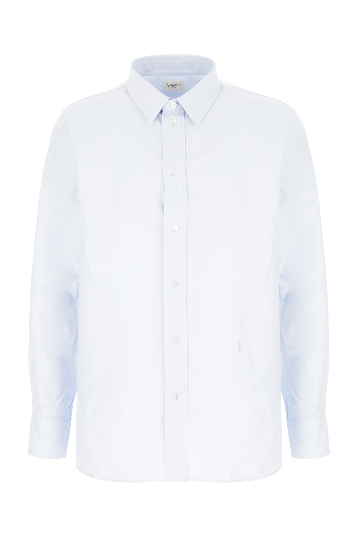 Saint Laurent Camicia in oxford azzurro