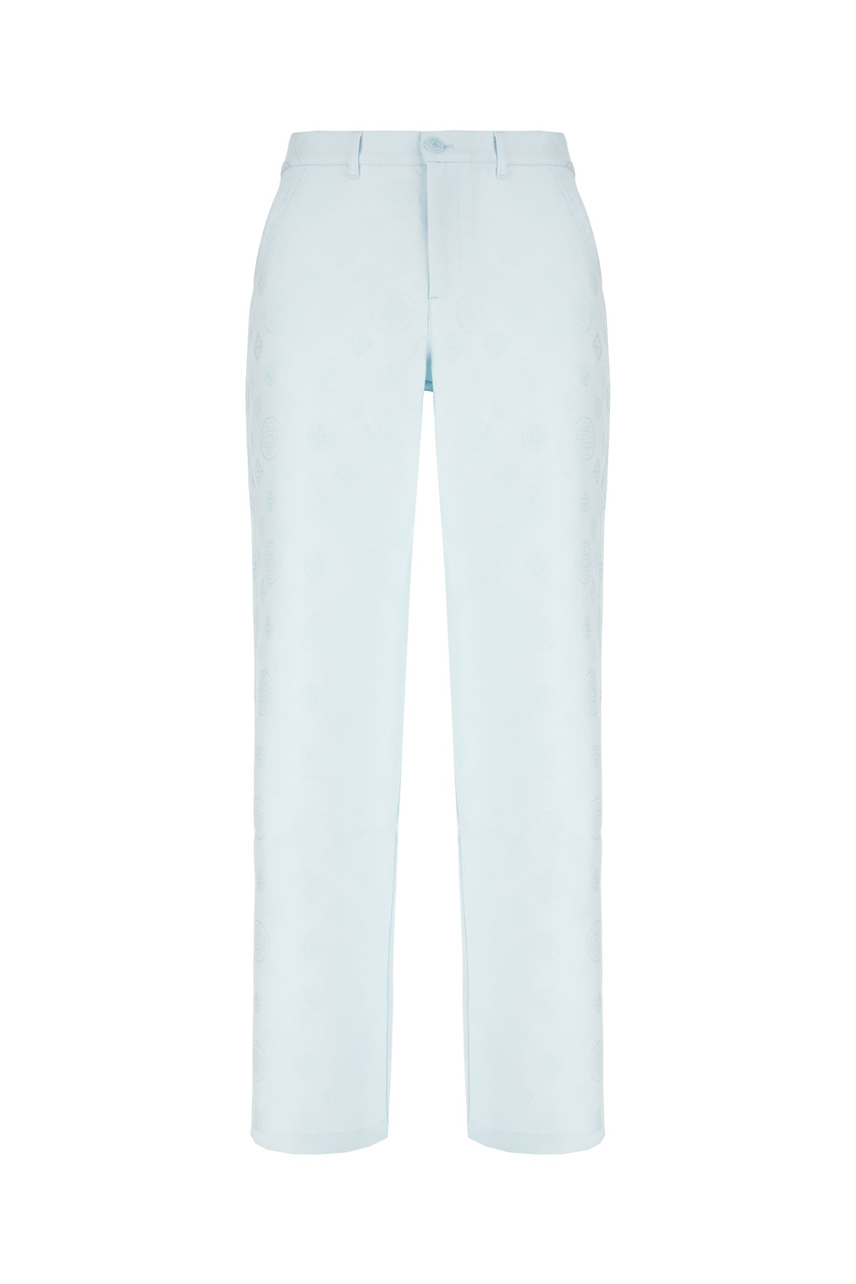 CASABLANCA Pantalone in cotone azzurro pastello