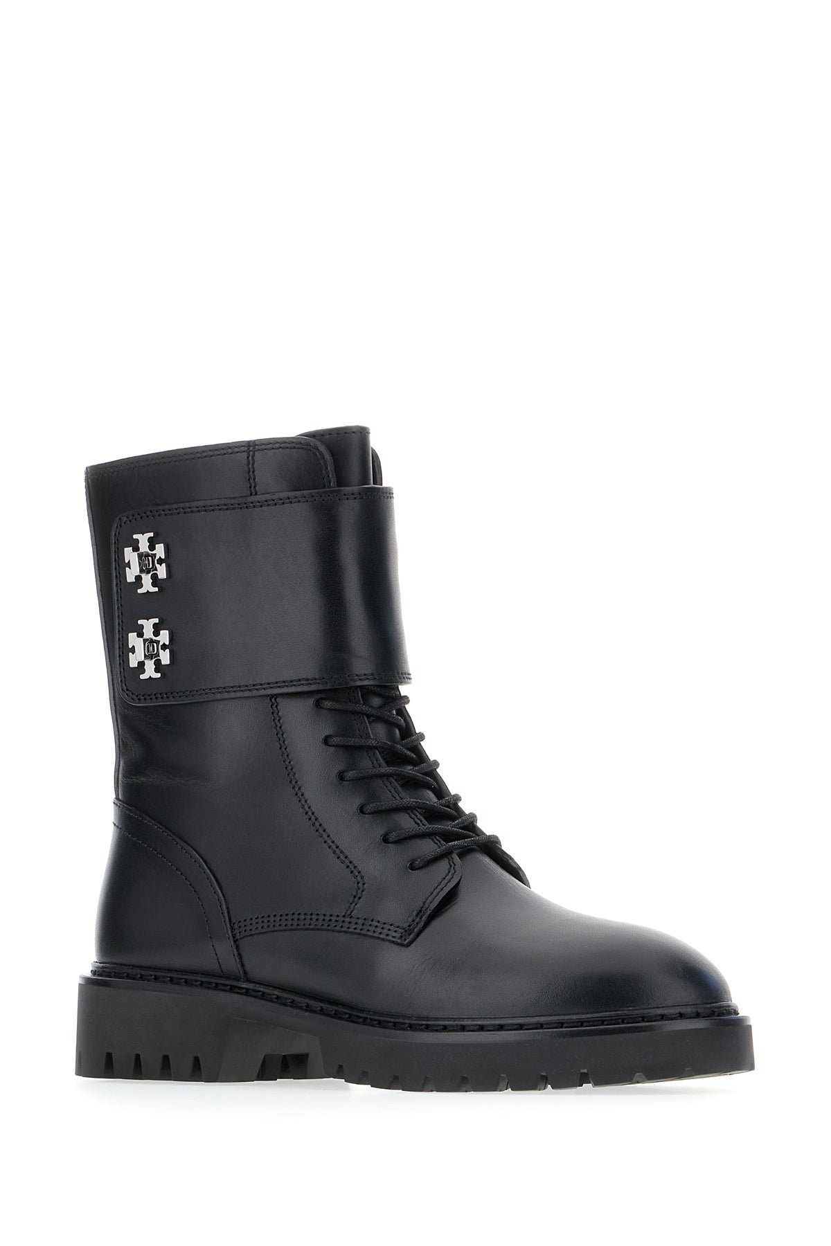 Tory Burch Stivaletti in pelle nera, view 2