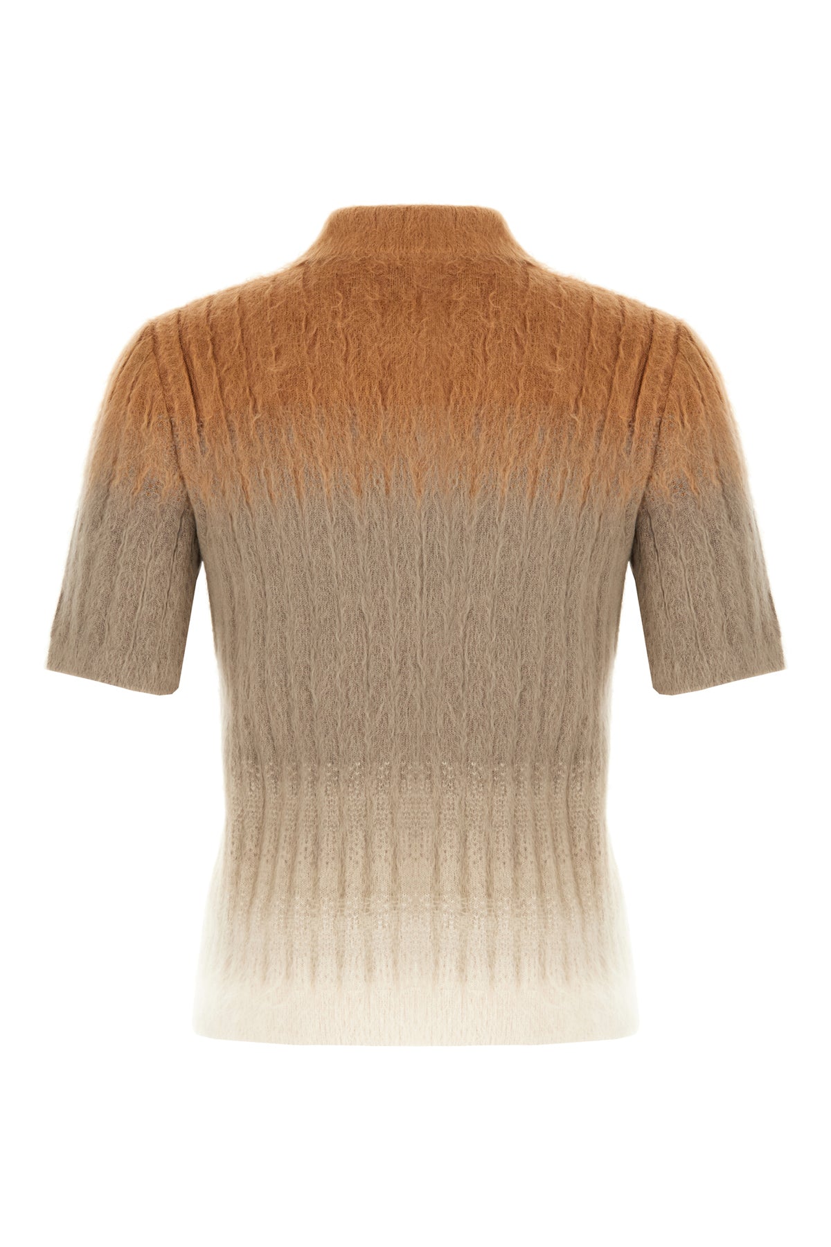 Fendi Maglione in misto mohair stretch multicolor, view 2