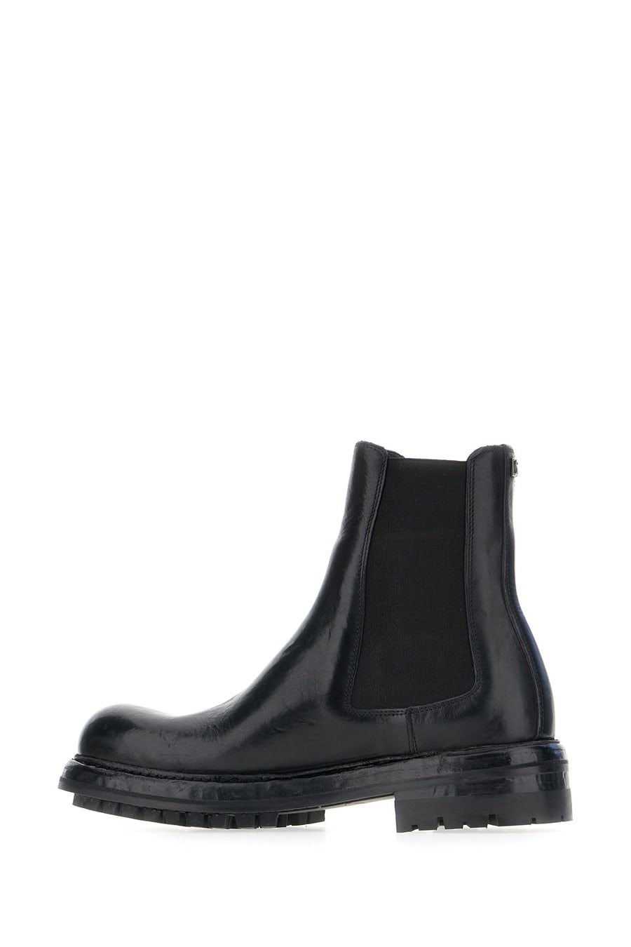 Dolce & Gabbana Stivaletti in pelle nera, view 3