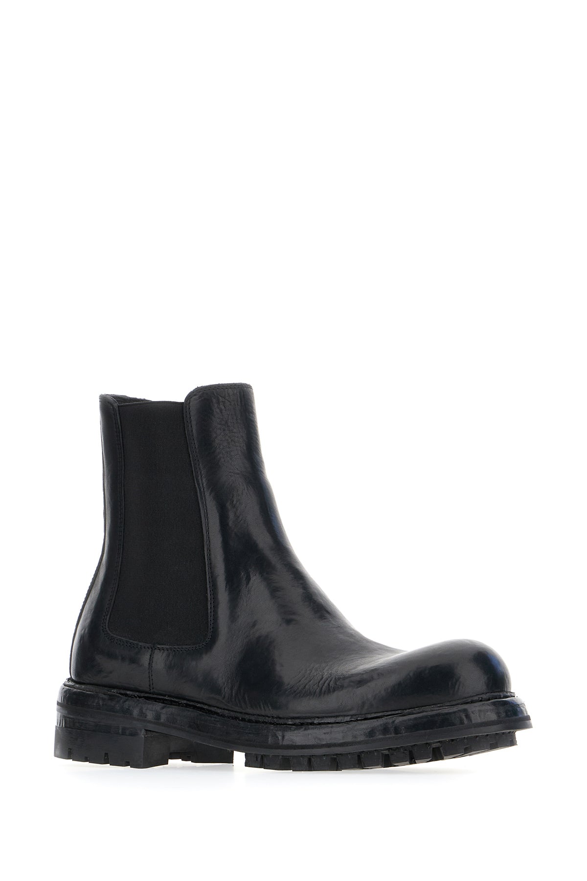 Dolce & Gabbana Stivaletti in pelle nera, view 2