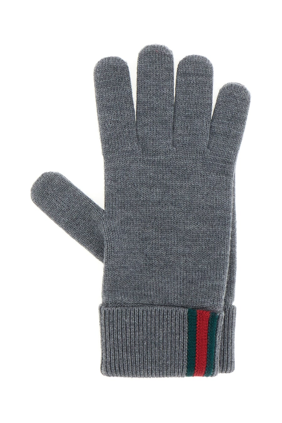 Gucci Guanti in lana grigia