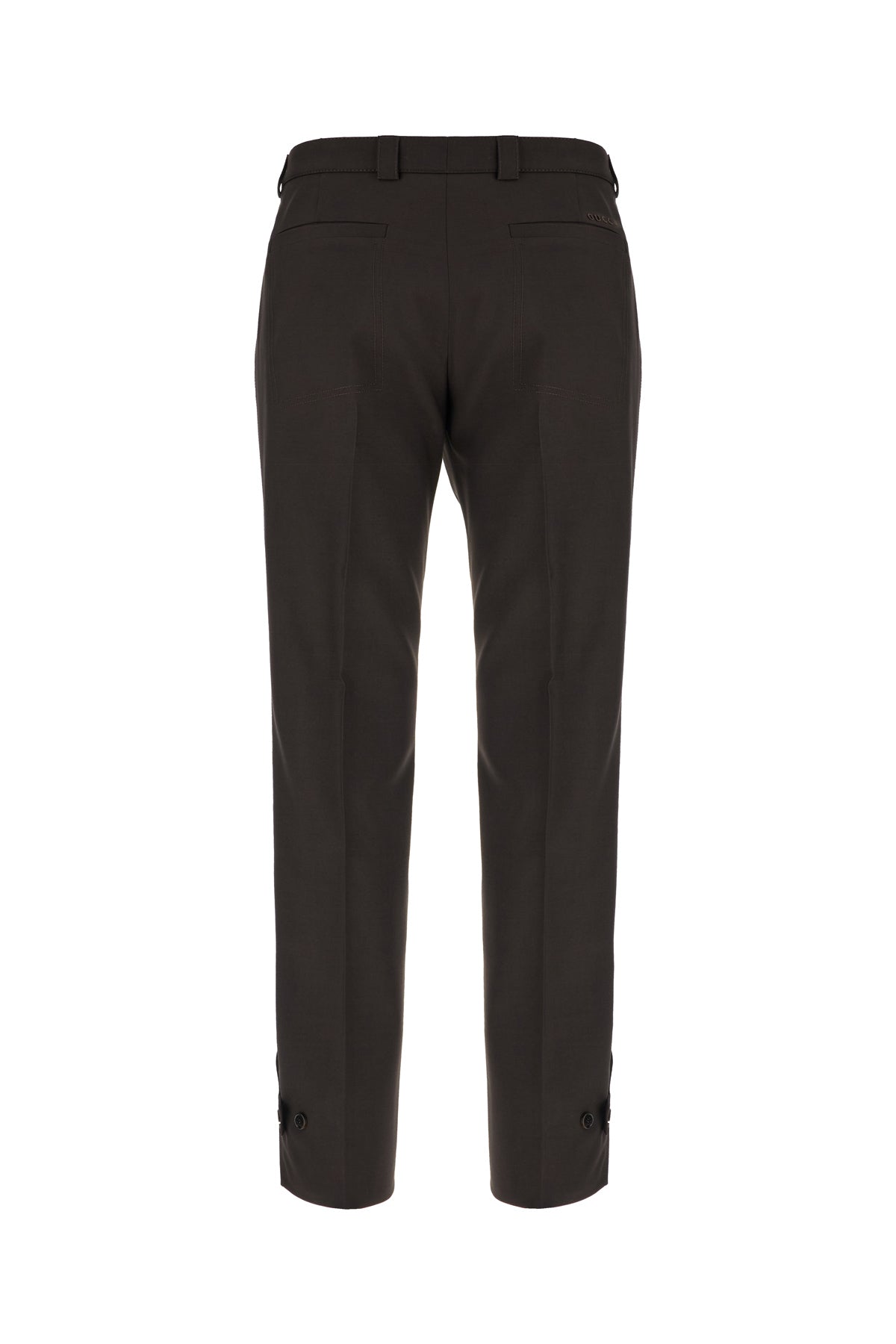 Gucci Pantalone in lana testa di moro, view 2
