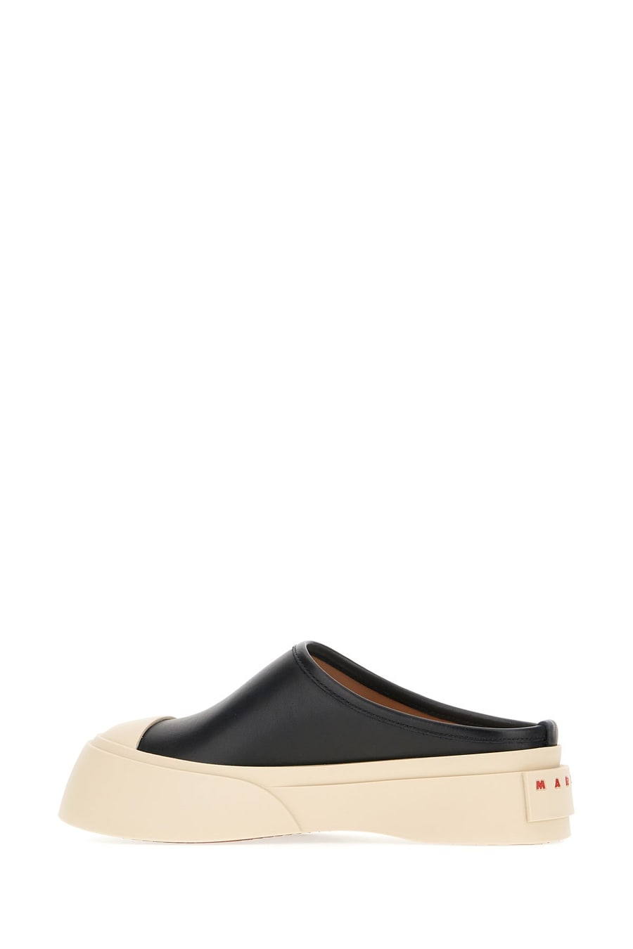Marni Slippers in pelle nera, view 3