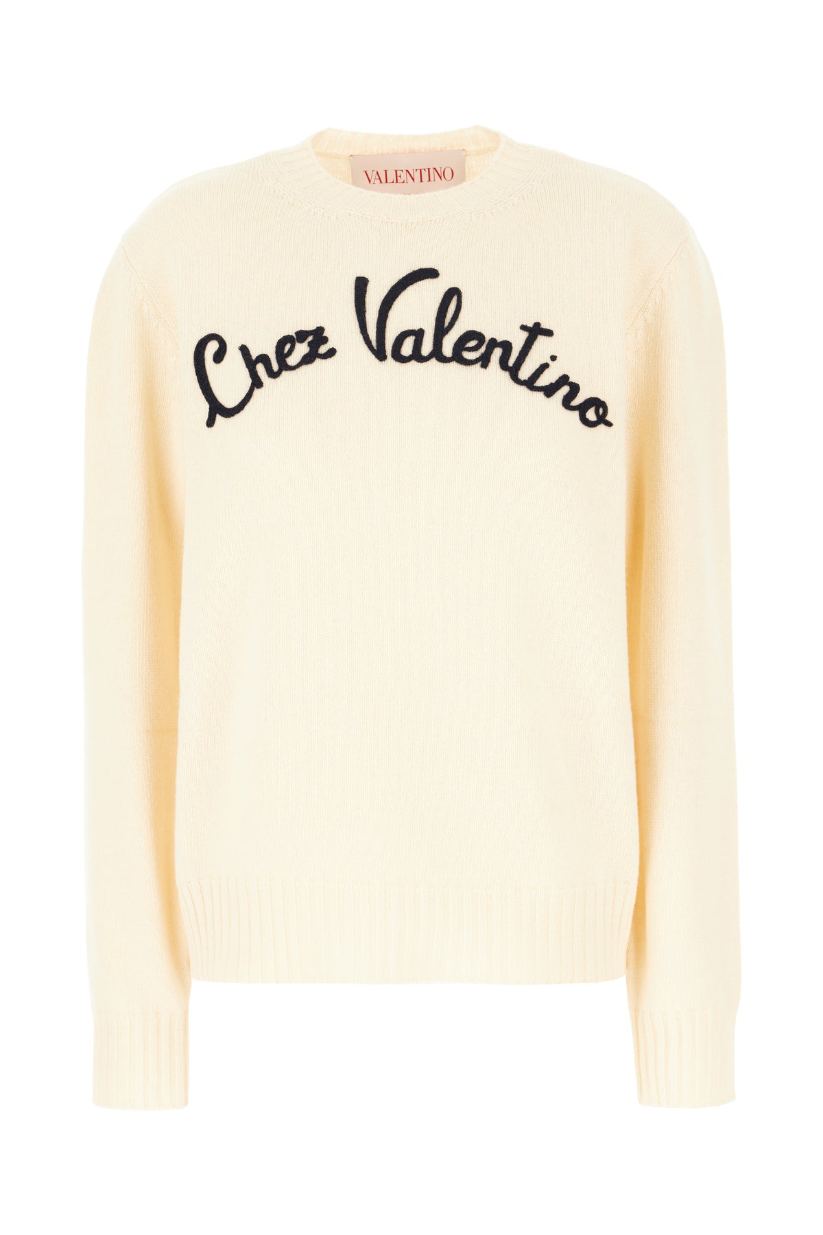 Valentino Garavani Maglione in lana crema