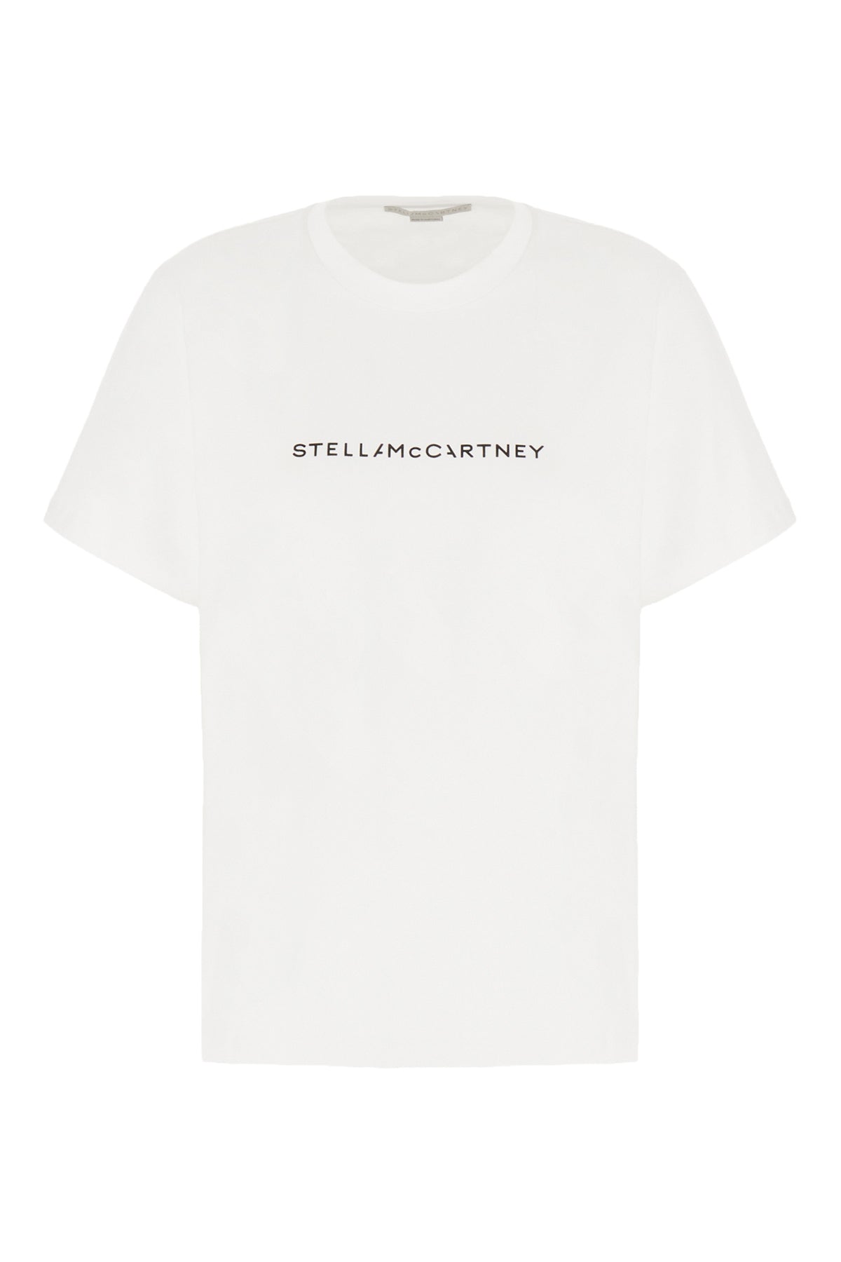 Stella McCartney T-shirt oversize in cotone bianco