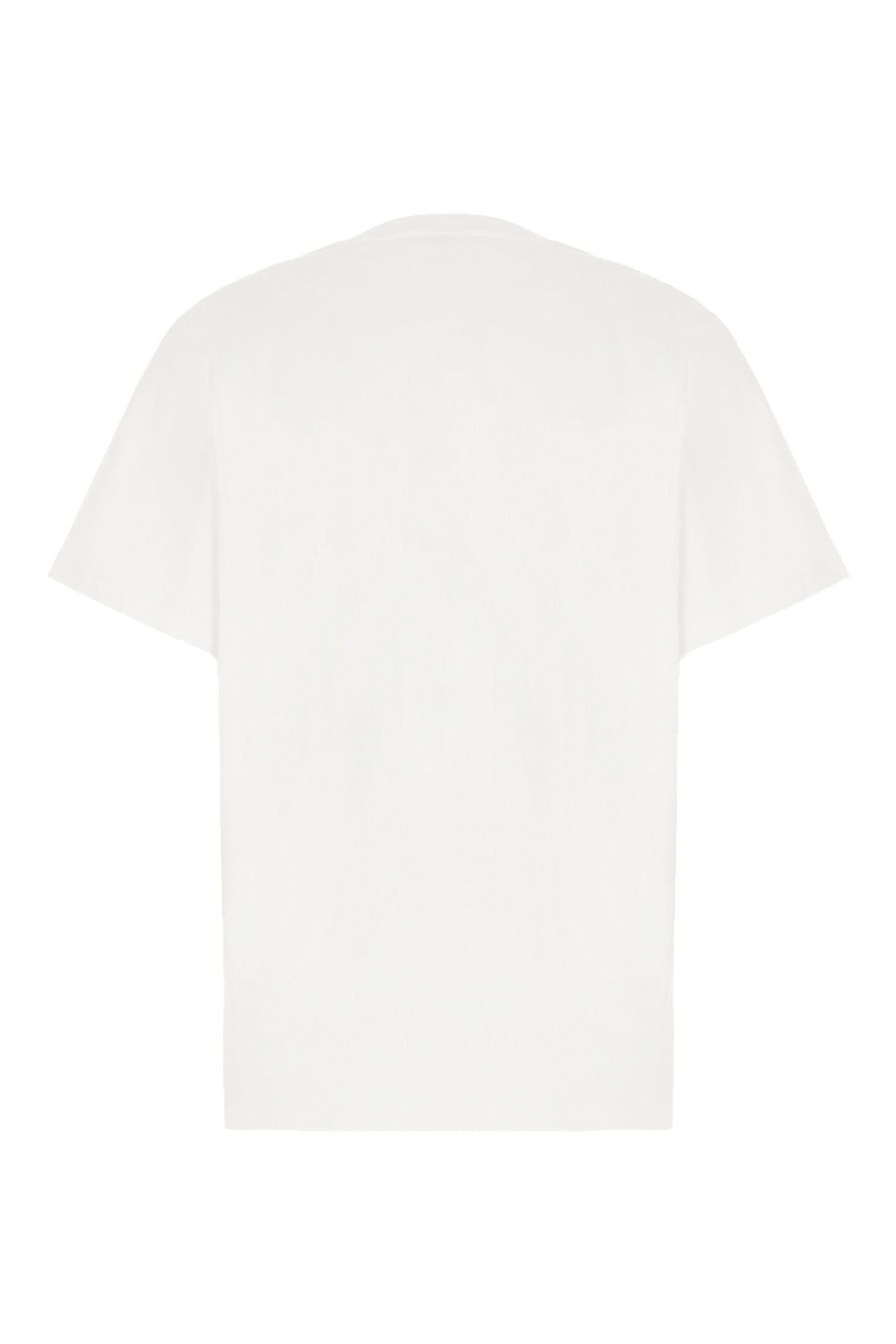 Stella McCartney T-shirt oversize in cotone bianco, view 2