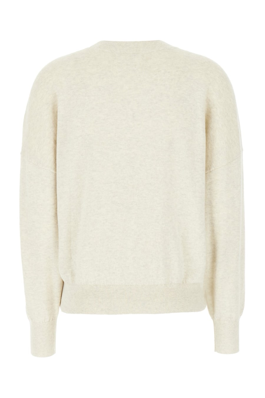 MARANT ETOILE Maglione in misto cotone grigio melangé, view 2