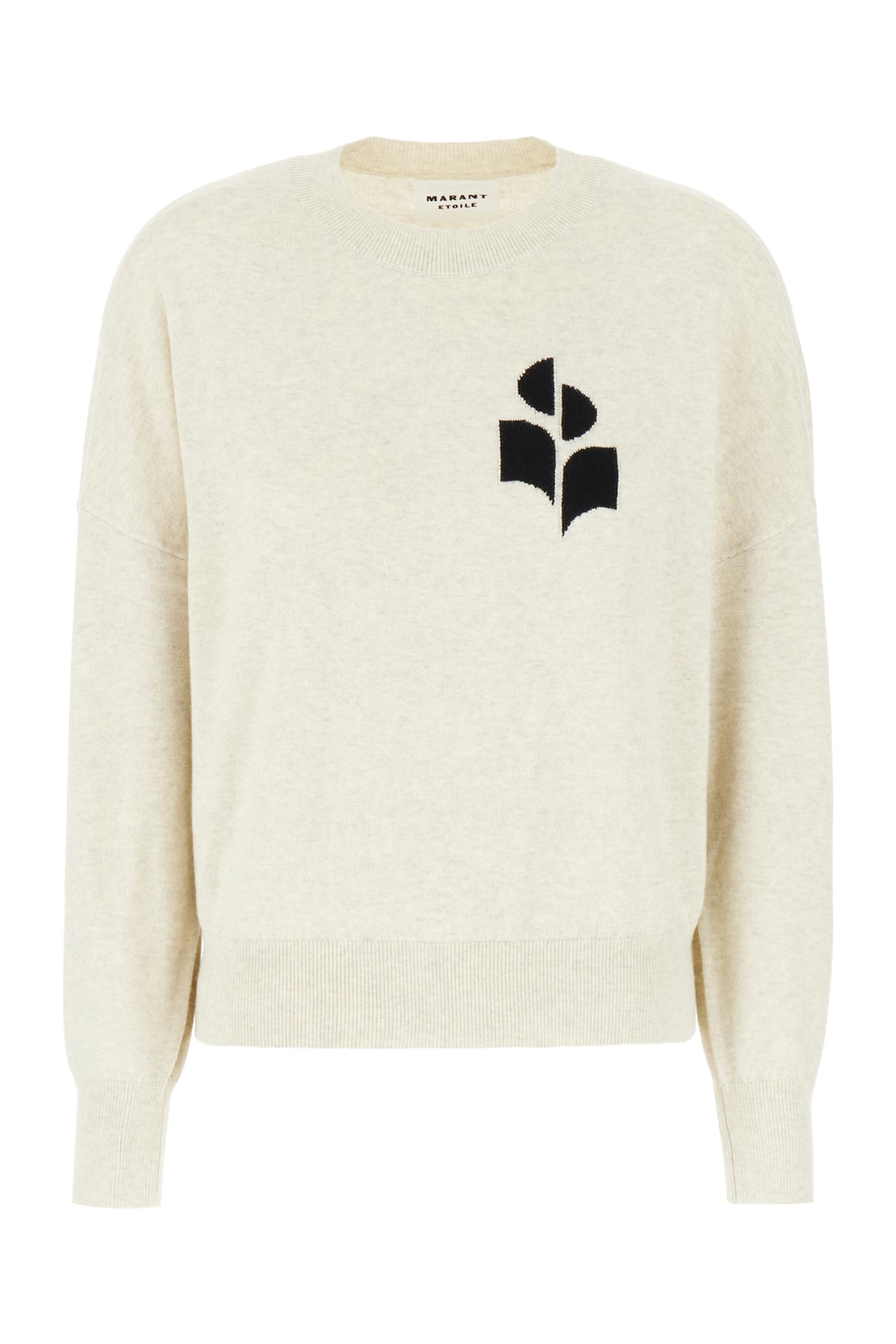 MARANT ETOILE Maglione in misto cotone grigio melangé