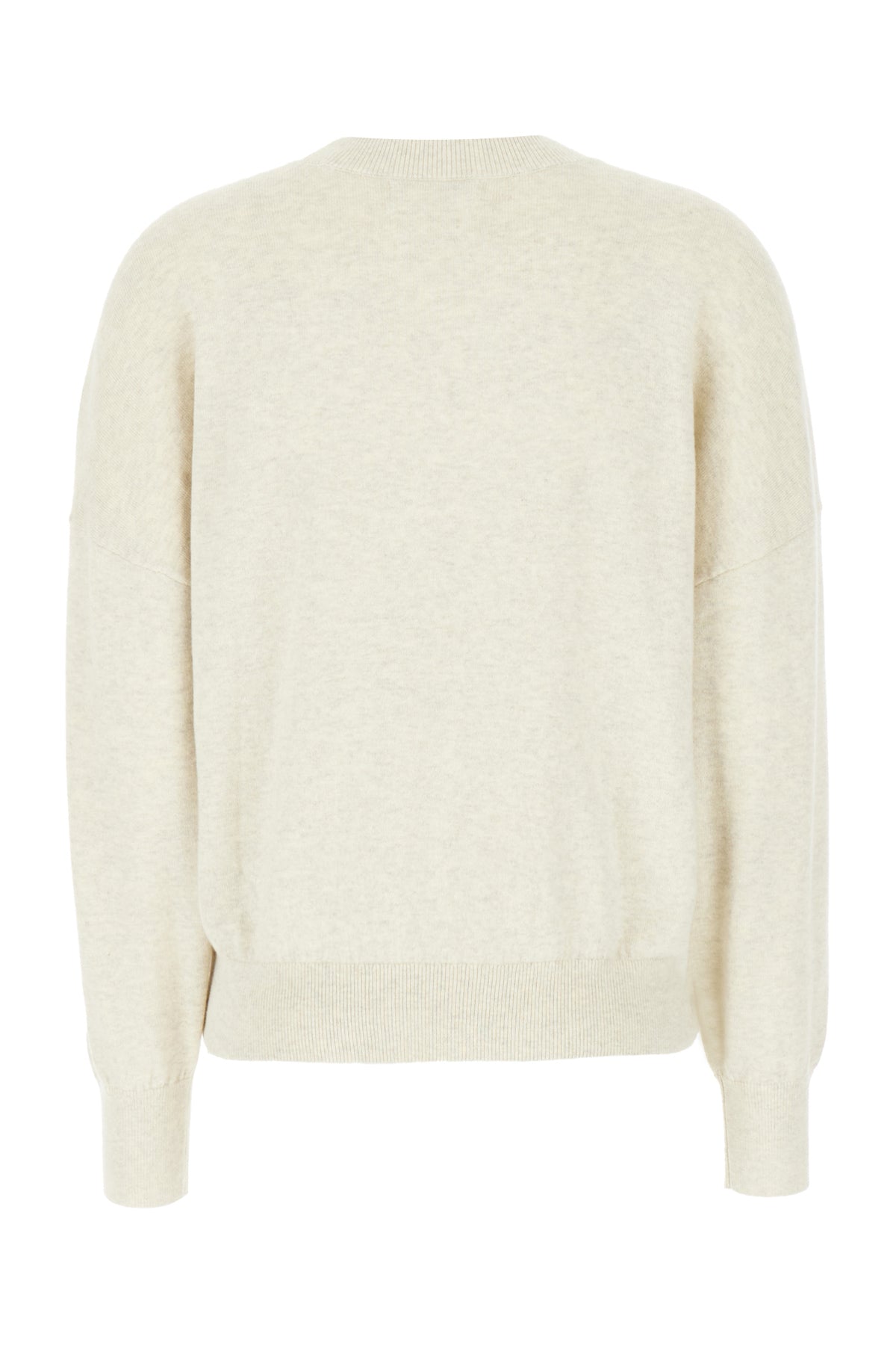 MARANT ETOILE Maglione in misto cotone grigio melangé, view 2