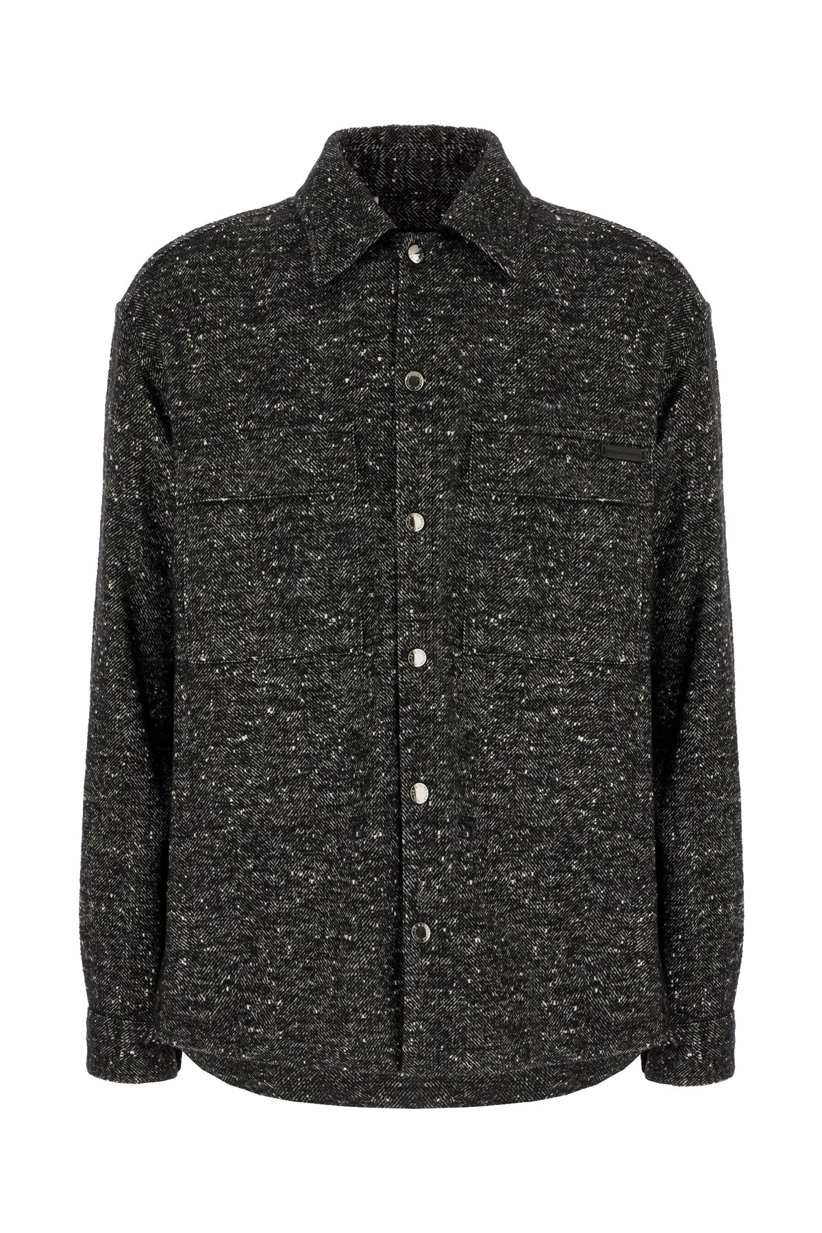 Dolce & Gabbana Camicia in misto lana ricamata