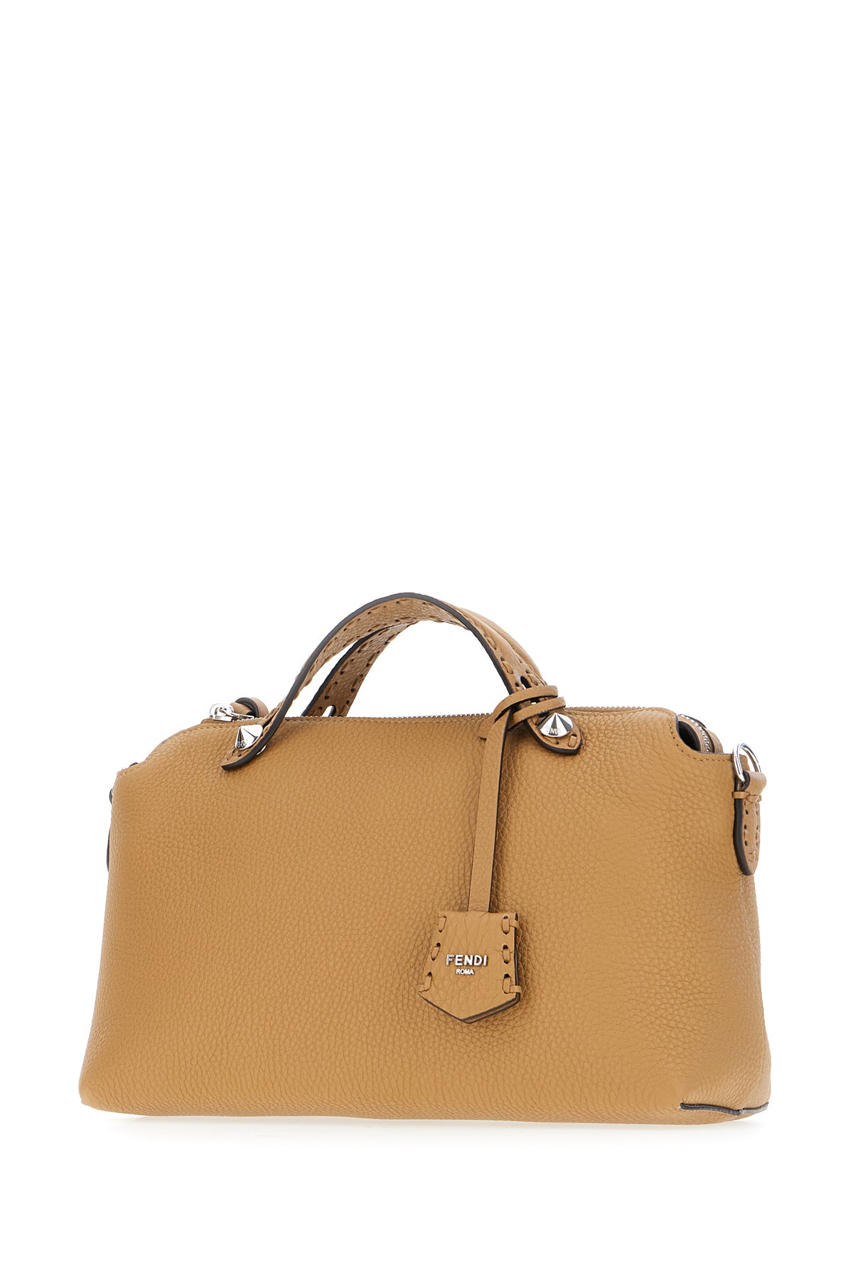 Fendi Borsa a mano By The Way media in pelle beige, view 2