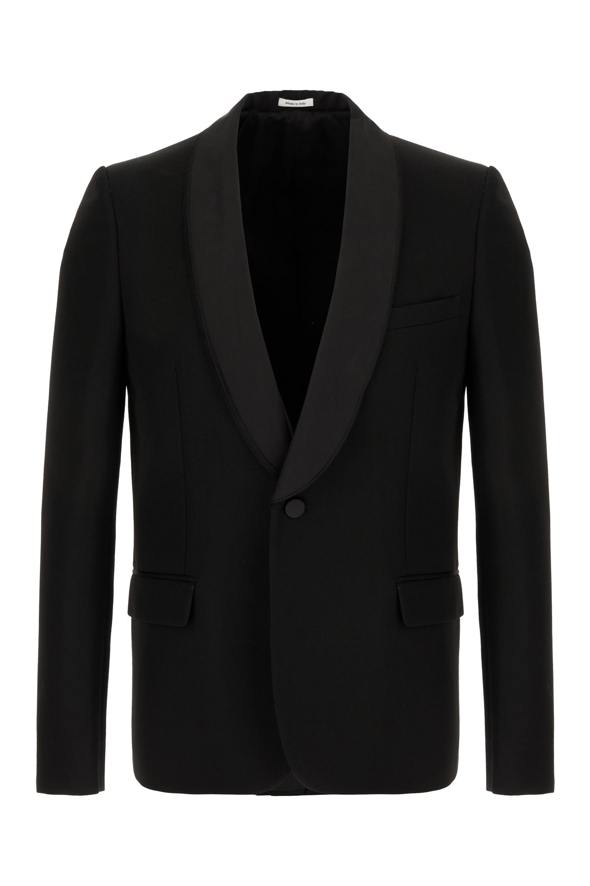 Alexander McQueen Giacca in lana nera