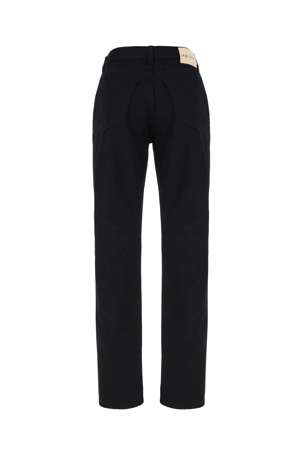 Alexander McQueen Jeans in denim nero, view 2