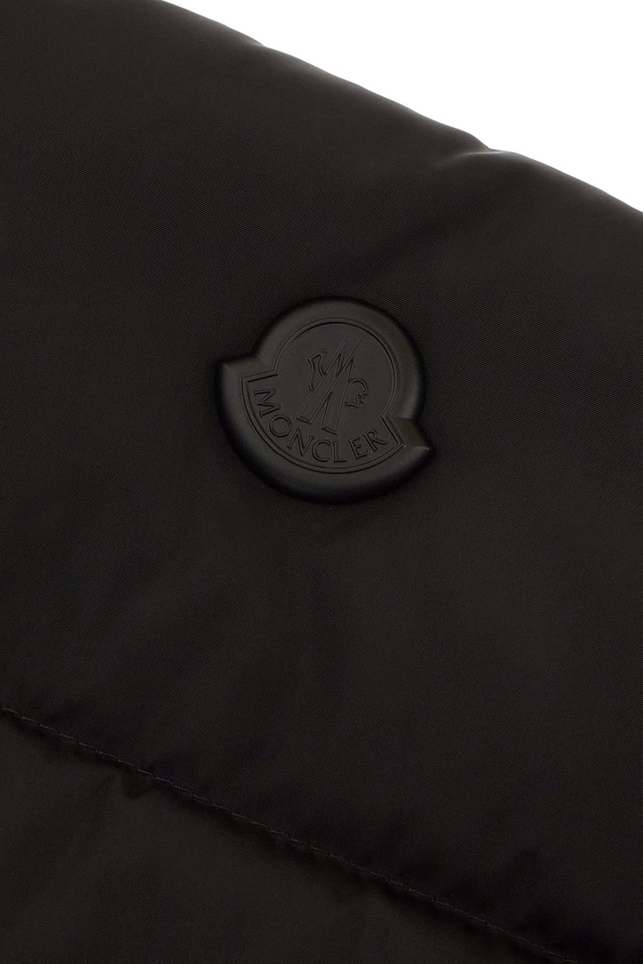 Moncler Clutch Caradoc in nylon nero, view 4