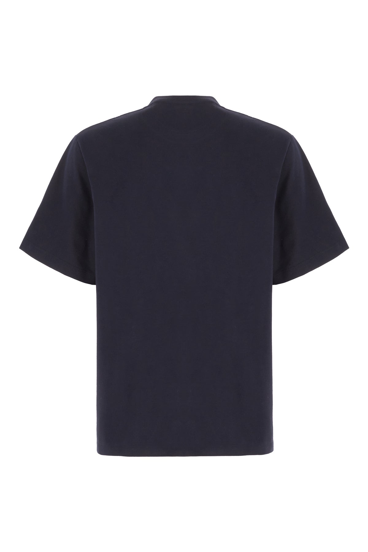 Fendi T-shirt in cotone blu navy, view 2
