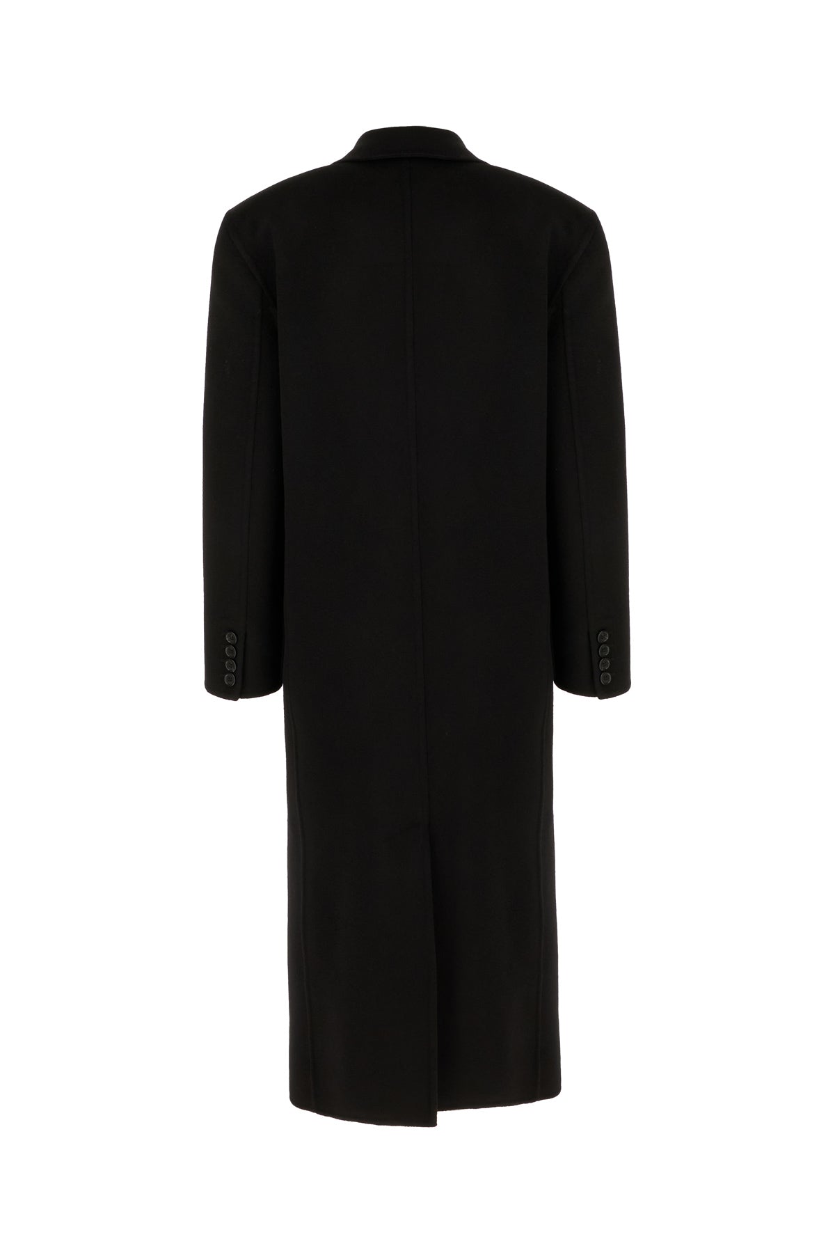 Saint Laurent Cappotto in seta nera, view 2