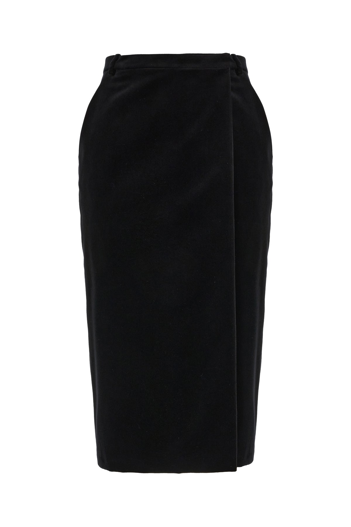 Saint Laurent Gonna in velluto nero