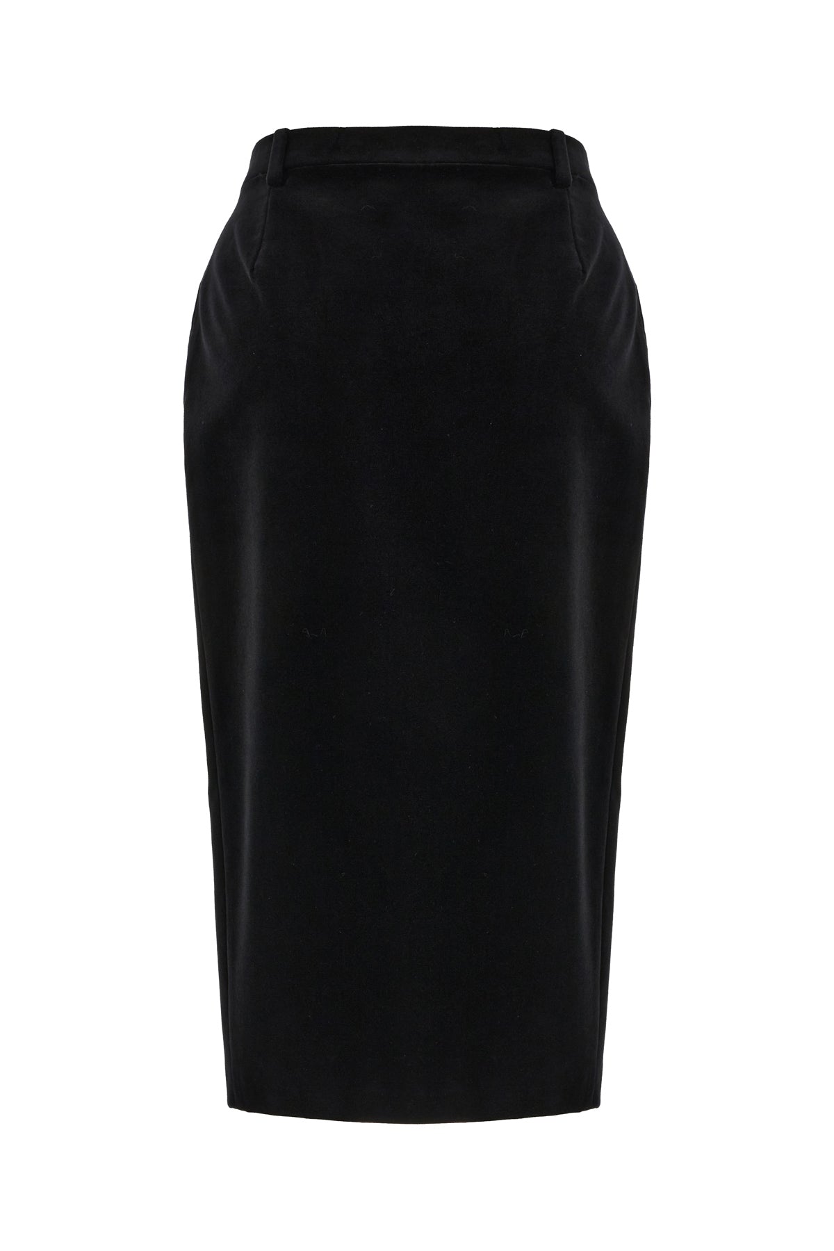 Saint Laurent Gonna in velluto nero, view 2